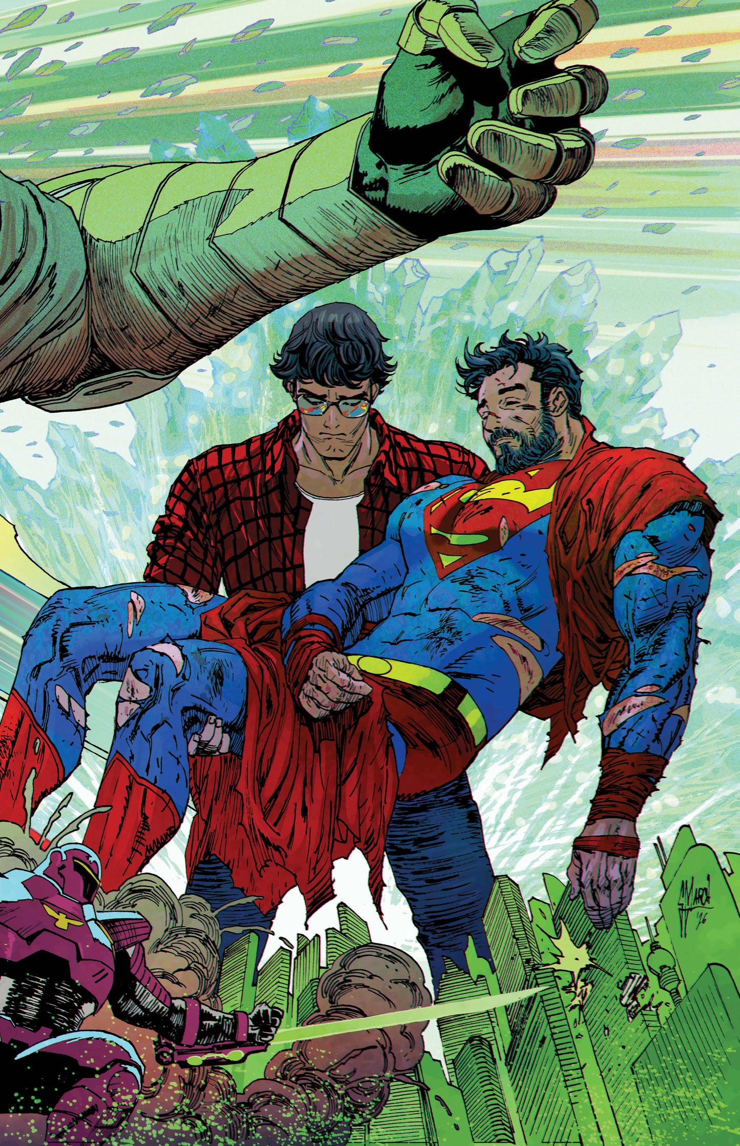 SUPERMAN #41 CVR A GUILLEM MARCH CONNECTING (KINGDOM OF ZOD) | DC COMICS | Comicbookeroo