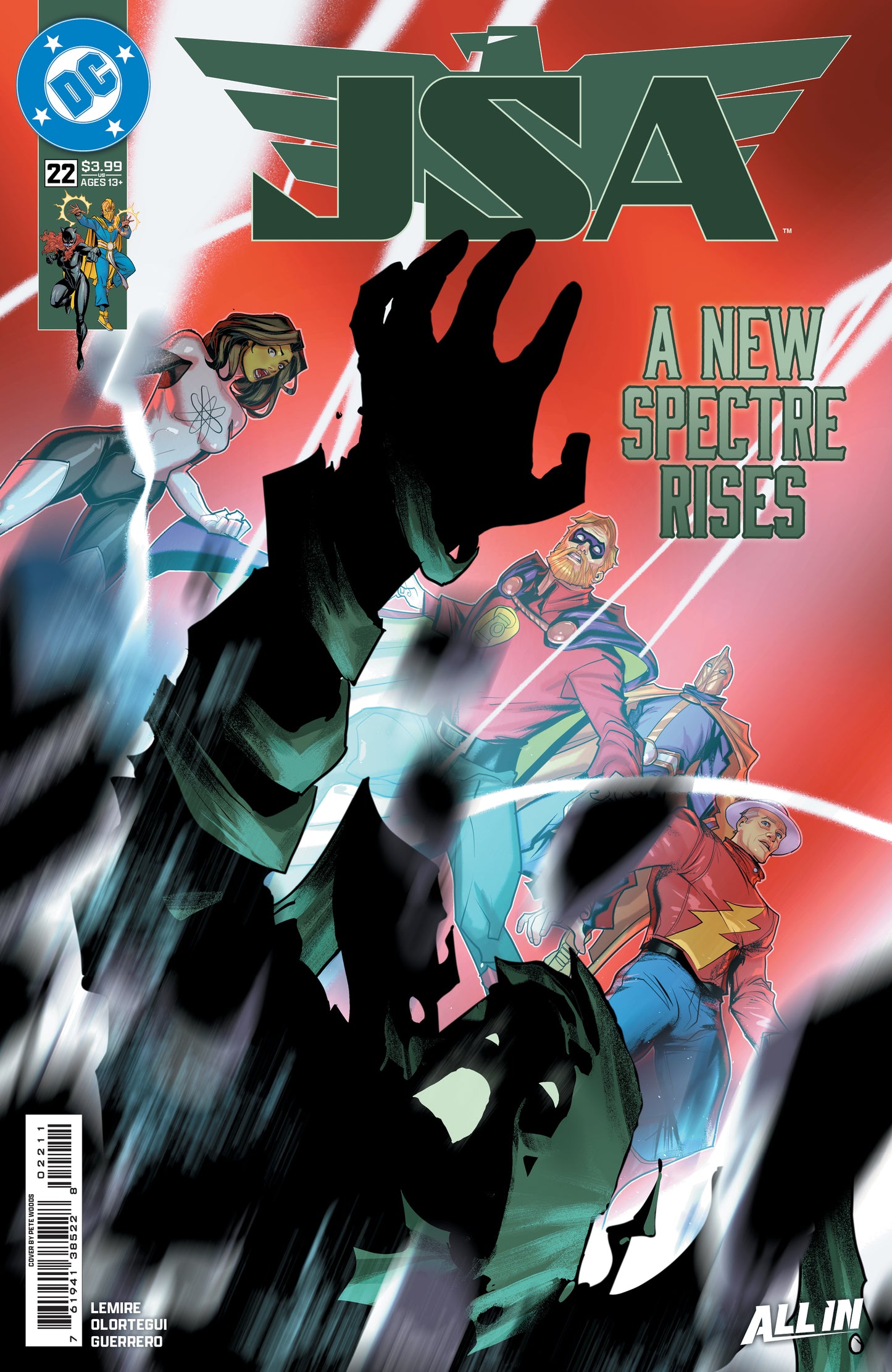 JSA #22 CVR A PETE WOODS | DC COMICS | Comicbookeroo