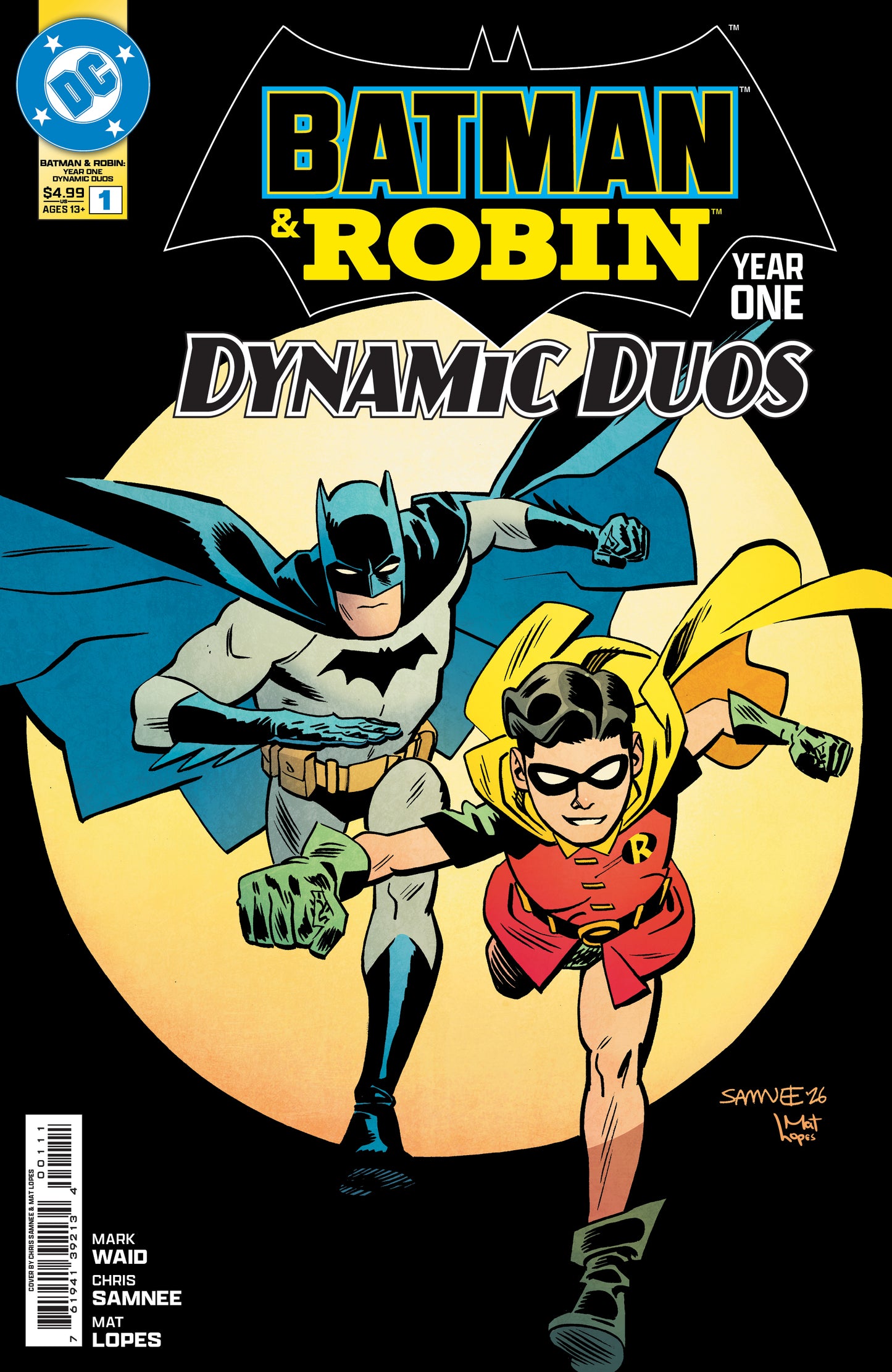 BATMAN & ROBIN YEAR ONE DYNAMIC DUOS #1 (OF 12) CVR A CHRIS SAMNEE | DC COMICS | Comicbookeroo
