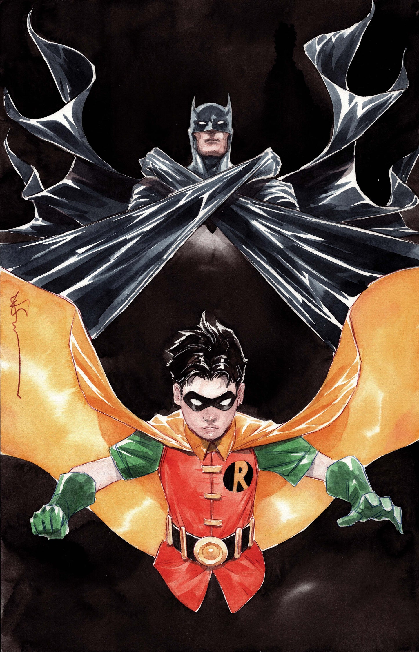 BATMAN & ROBIN YEAR ONE DYNAMIC DUOS #1 (OF 12) CVR C DUSTIN NGUYEN CARD STOCK VAR | DC COMICS | Comicbookeroo