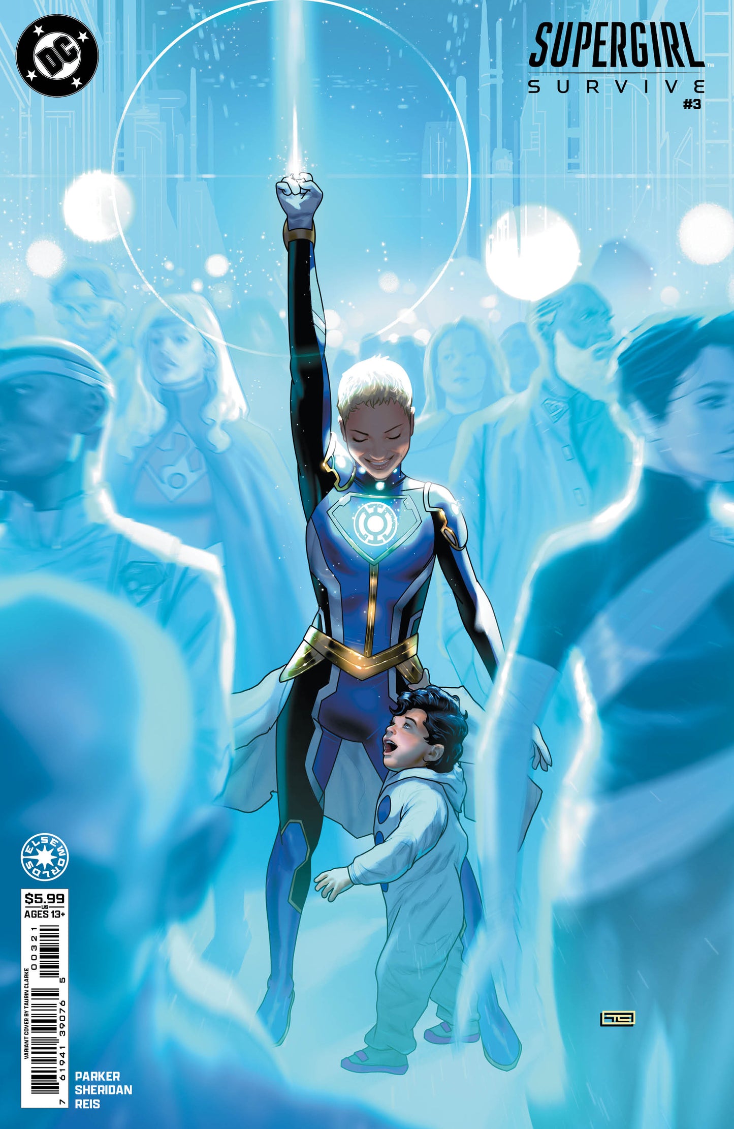 SUPERGIRL SURVIVE #3 (OF 6) CVR B TAURIN CLARKE CARD STOCK VAR | DC COMICS | Comicbookeroo
