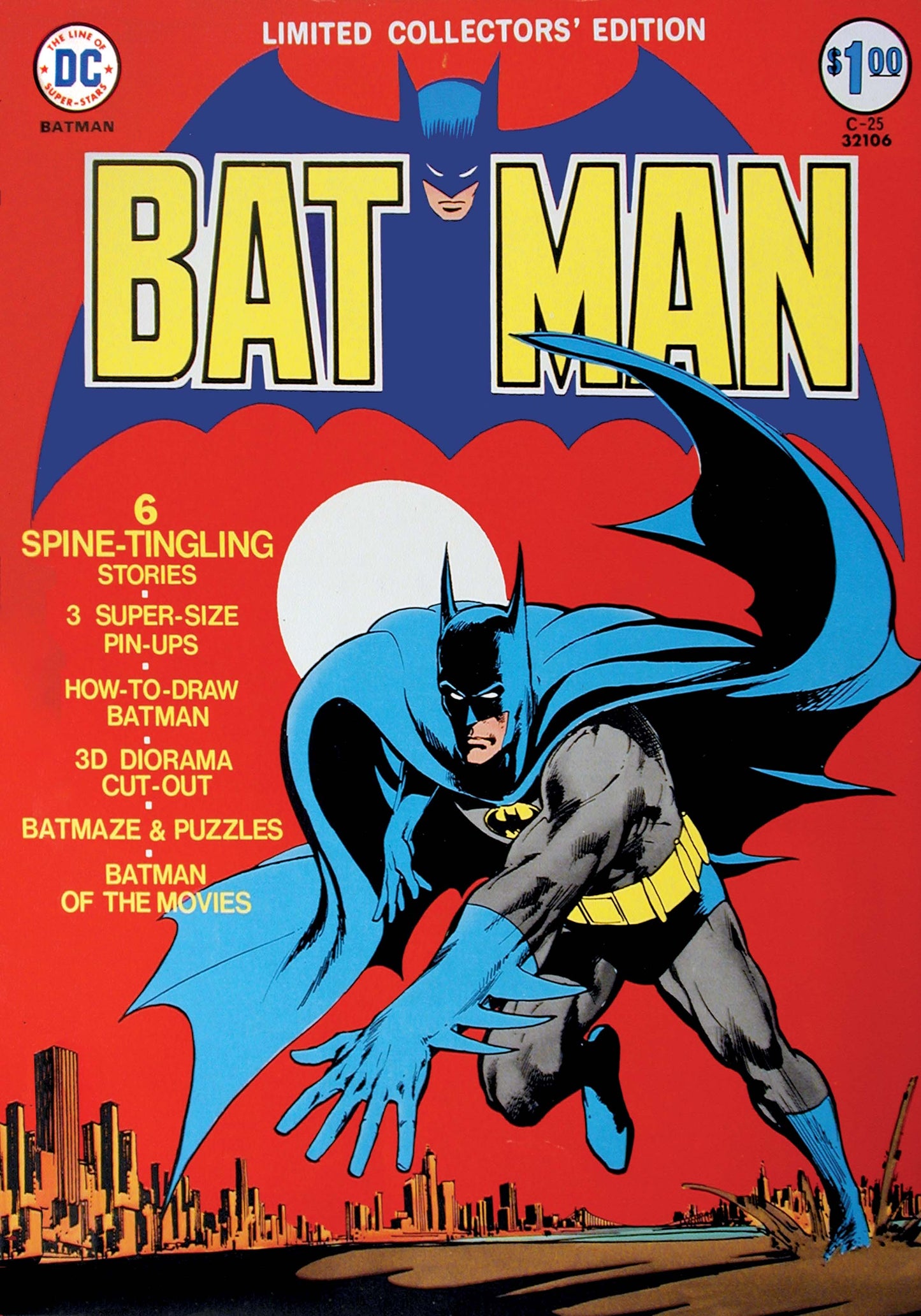 LIMITED COLLECTORS EDITION #25 FACSIMILE EDITION CVR A NEAL ADAMS | DC COMICS | Comicbookeroo