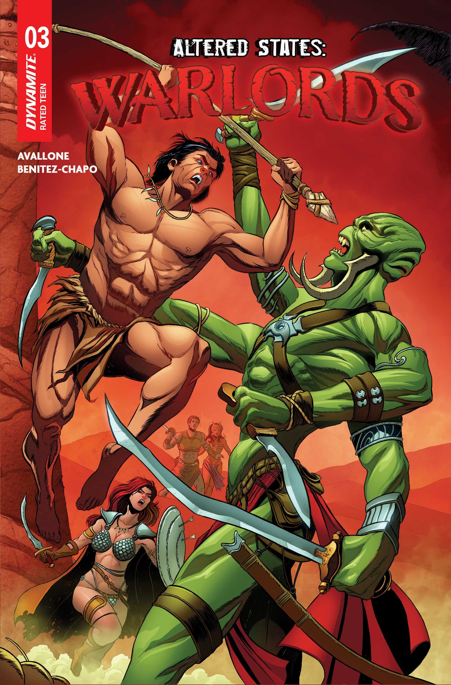 ALTERED STATES WARLORDS #3 CVR C MARIANO BENITEZ CHAPO VAR | DYNAMITE ENTERTAINMENT | Comicbookeroo