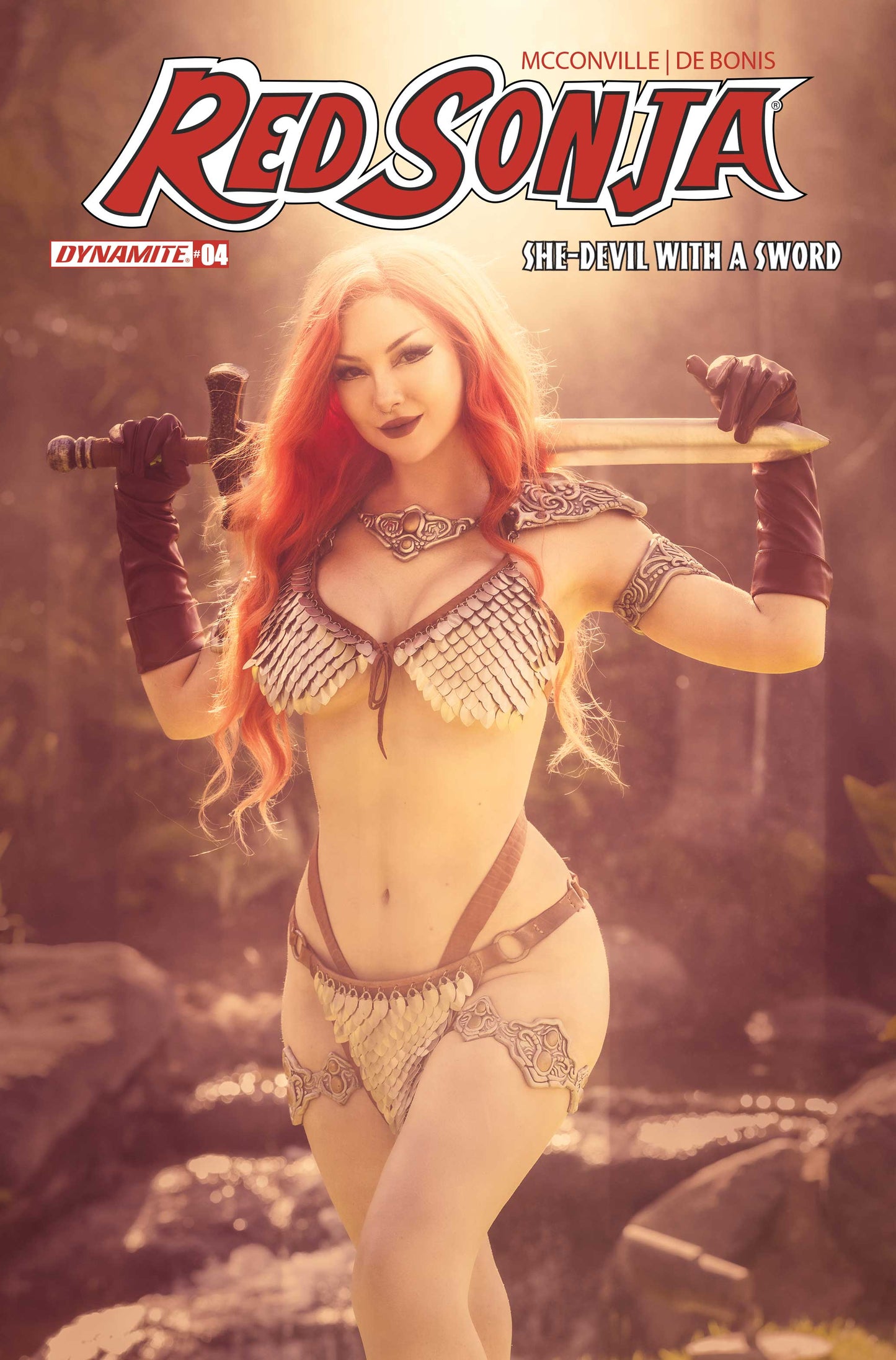 RED SONJA SHE DEVIL WITH A SWORD #4 CVR E COSPLAY ASHLYNNE DAE VAR | DYNAMITE ENTERTAINMENT | Comicbookeroo
