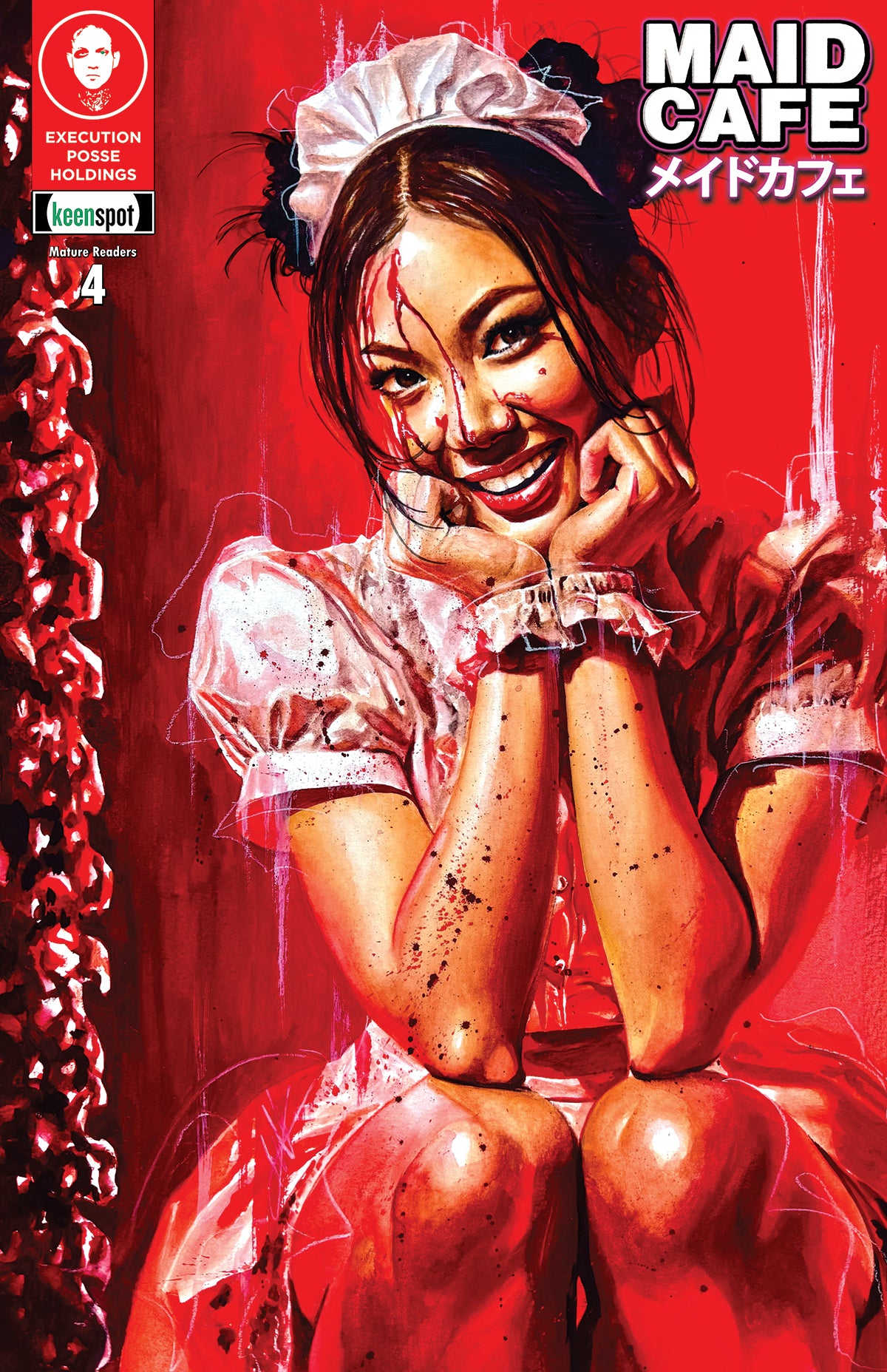 MAID CAFE #4 CVR A NAOMI GRIFFIN WHY I SMILE | EX POSSE HOLDINGS | Comicbookeroo
