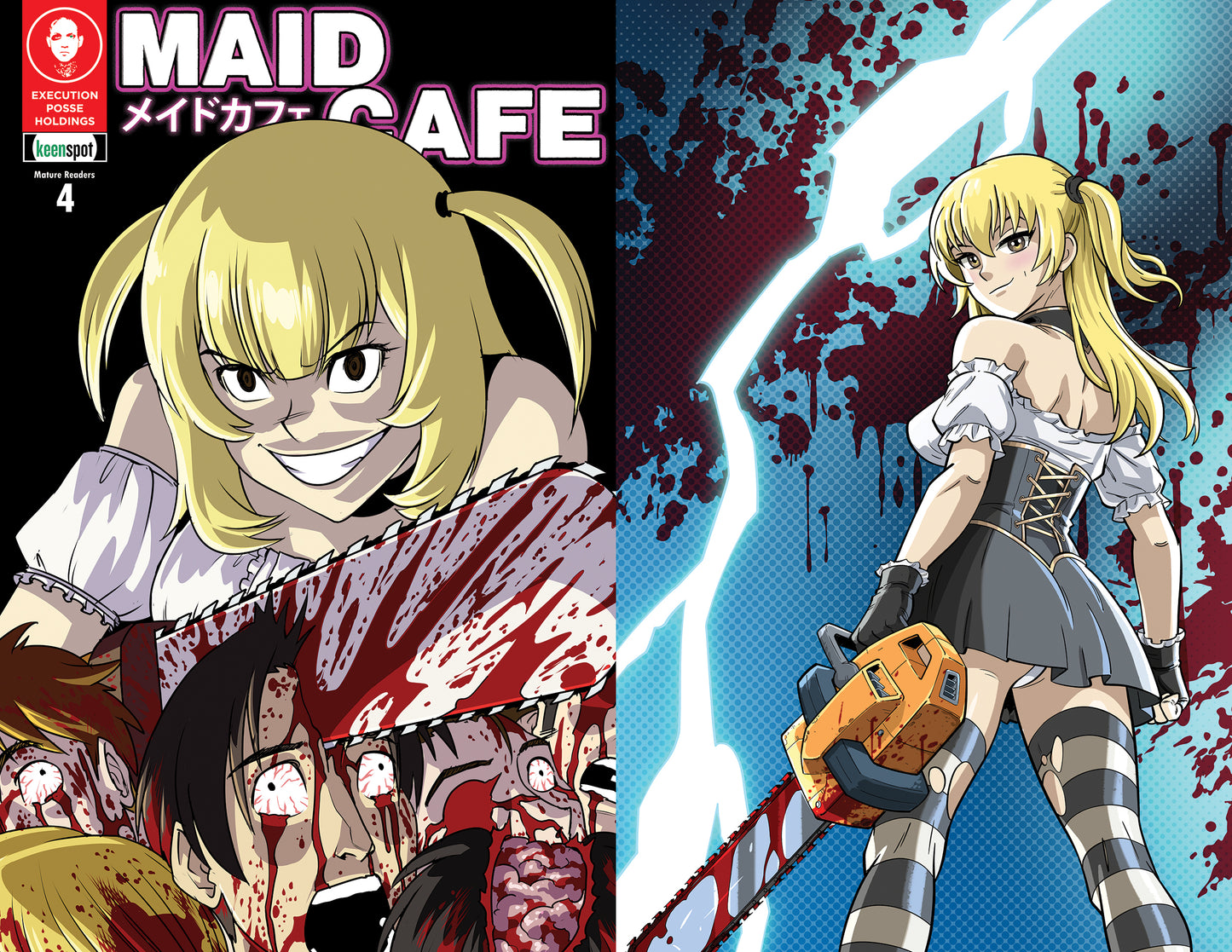 MAID CAFE #4 CVR B REMY EISU MOKHTAR & WILSON GANDOLPHO FLIP COVER VAR | EX POSSE HOLDINGS | Comicbookeroo