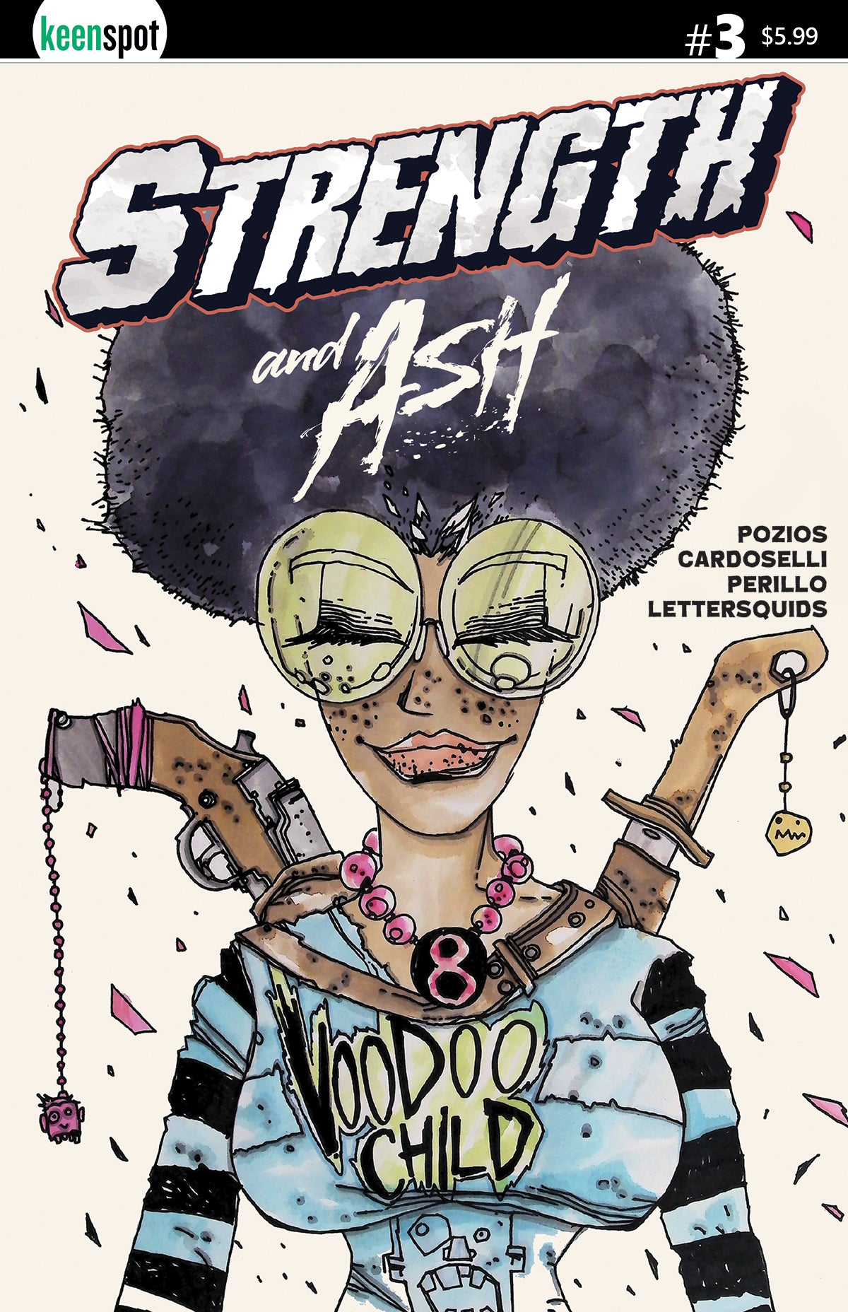 STRENGTH & ASH #3 CVR C STEFANO CARDOSELLI & FRANCESCA PERILLO VOODOO CHILD VAR | EX POSSE HOLDINGS | Comicbookeroo