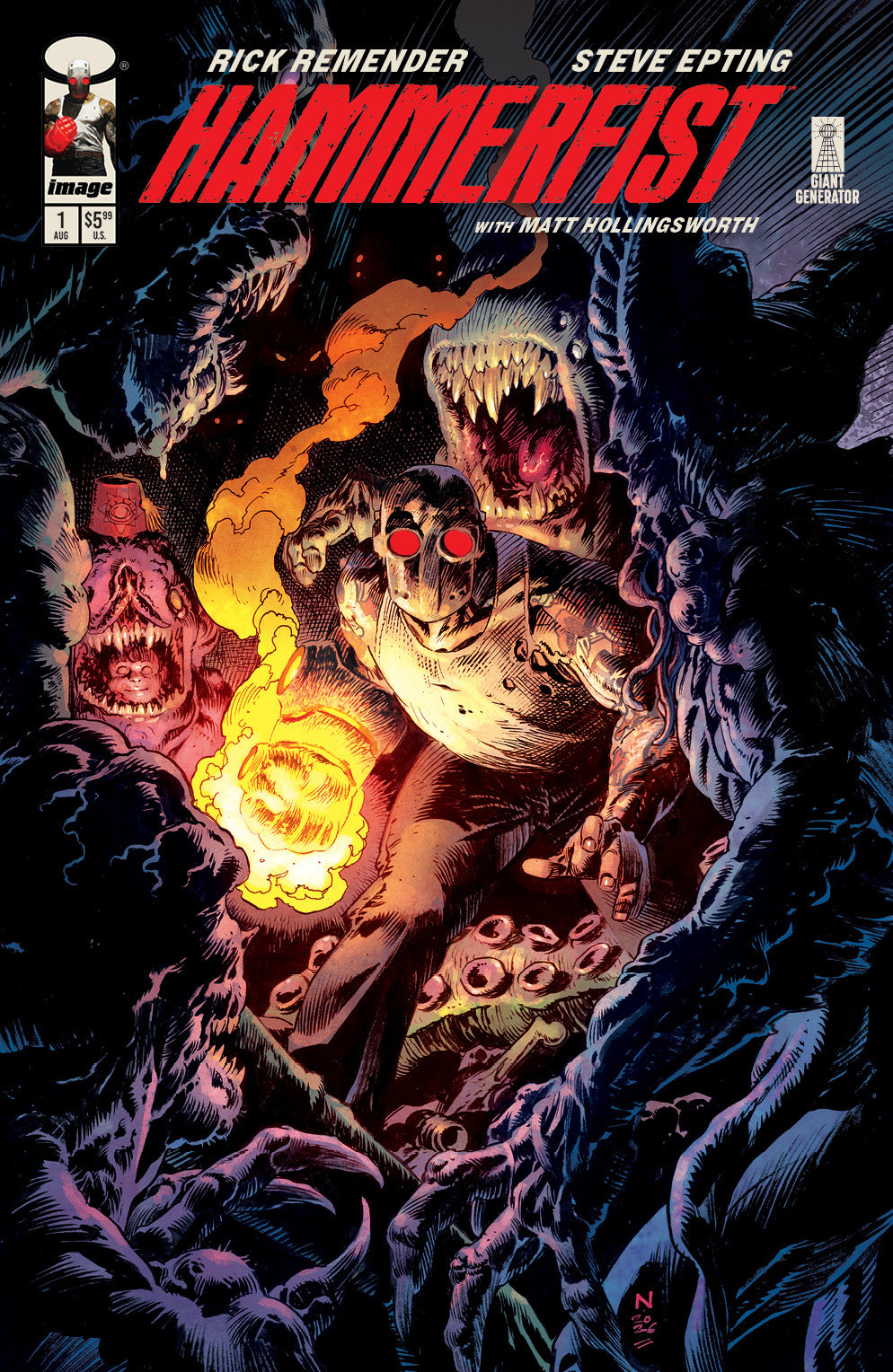 HAMMERFIST #1 CVR C NIC KLEIN VAR (MR) | IMAGE COMICS | Comicbookeroo