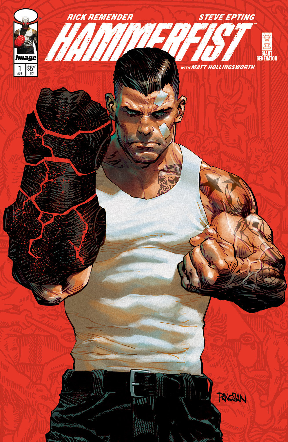 HAMMERFIST #1 CVR E DAN PANOSIAN VAR (MR) | IMAGE COMICS | Comicbookeroo