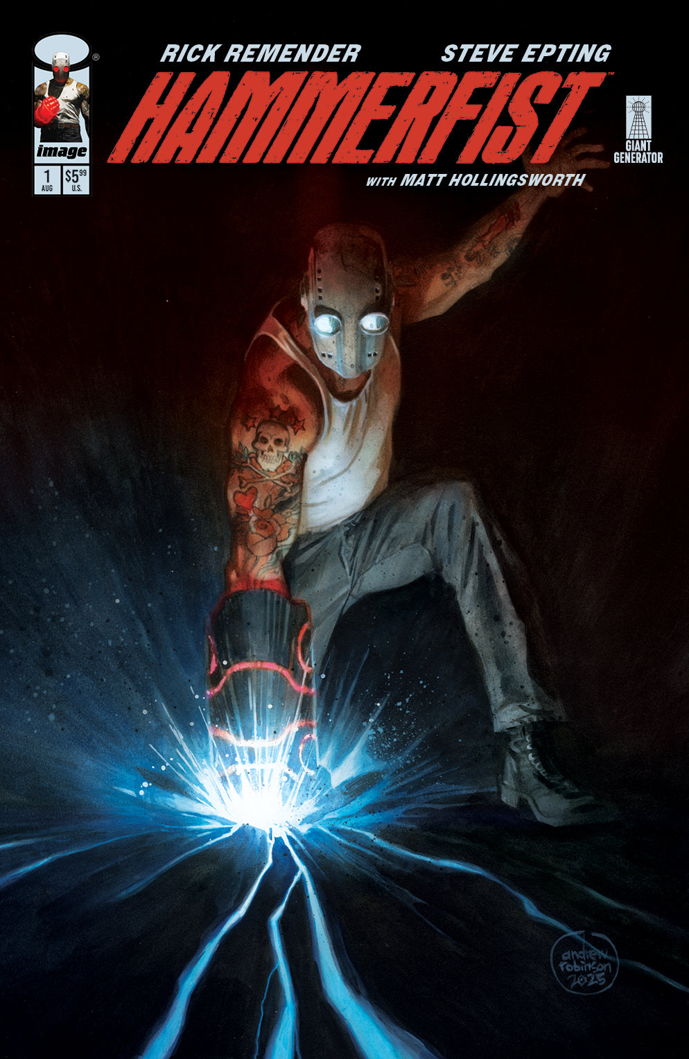 HAMMERFIST #1 CVR F ANDREW ROBINSON VAR (MR) | IMAGE COMICS | Comicbookeroo