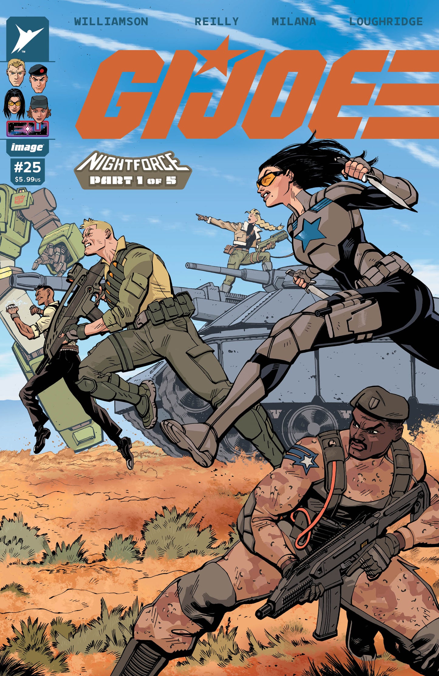 GI JOE #25 CVR I TOM REILLY WRAPAROUND FOIL VAR | IMAGE COMICS | Comicbookeroo