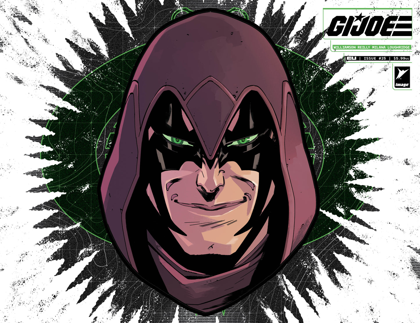 GI JOE #25 CVR J ANDREA MILANA & ANDRES JUAREZ DIE CUT MASK VAR | IMAGE COMICS | Comicbookeroo