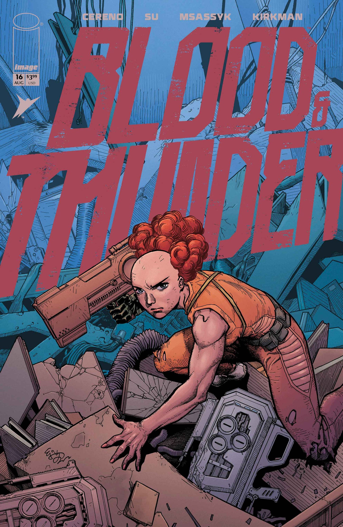 BLOOD & THUNDER #16 CVR A EJ SU & DEE CUNNIFFE (MR) | IMAGE COMICS | Comicbookeroo