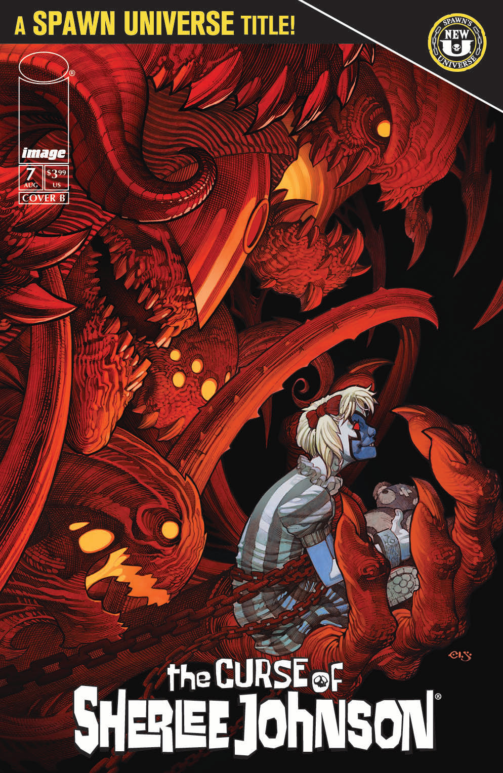 SPAWN THE CURSE OF SHERLEE JOHNSON #7 CVR B CHRIS STEVENS VAR (26 Aug Release)