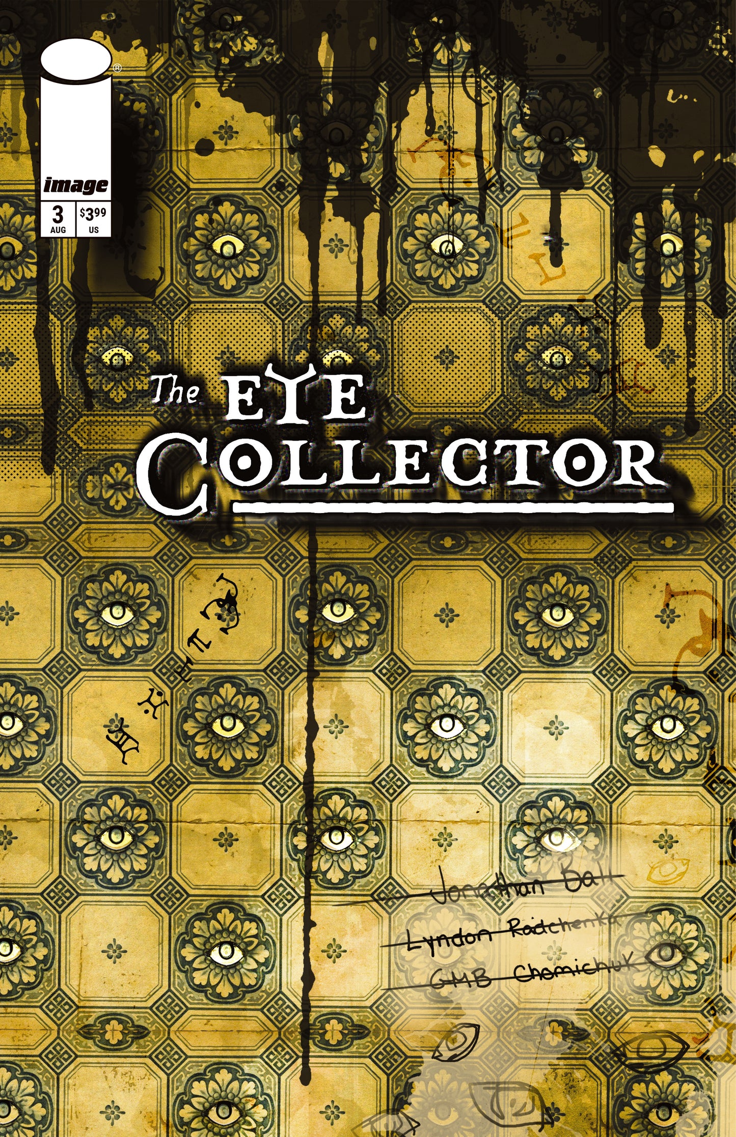 EYE COLLECTOR #3 CVR B GMB CHOMICHUK INK DRIP VAR | IMAGE COMICS | Comicbookeroo