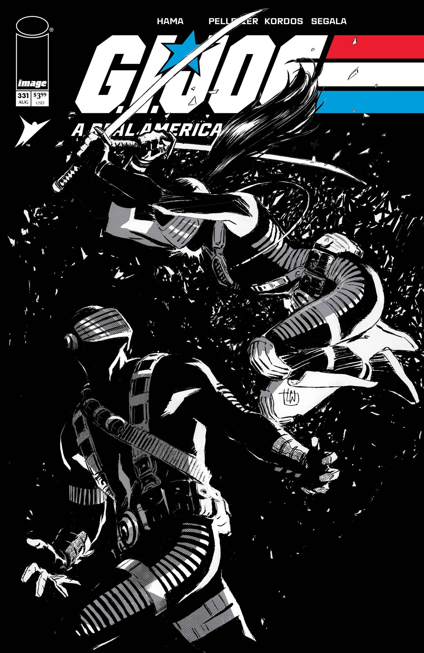 GI JOE A REAL AMERICAN HERO #331 CVR B LEE WEEKS B&W VAR | IMAGE COMICS | Comicbookeroo