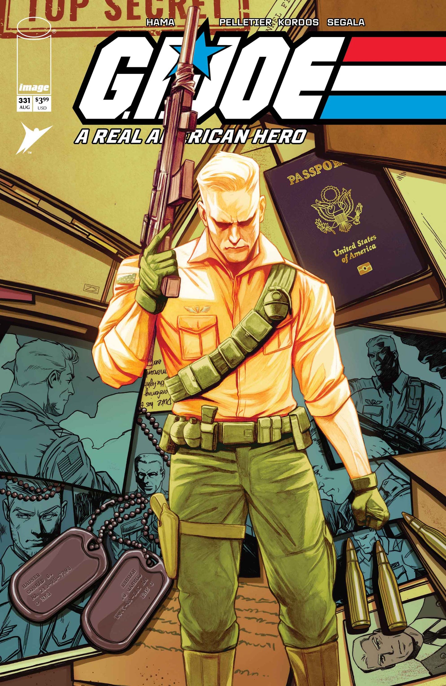 GI JOE A REAL AMERICAN HERO #331 CVR C NIMIT MALAVIA SECRET DOSSIER VAR (12 Aug Release)
