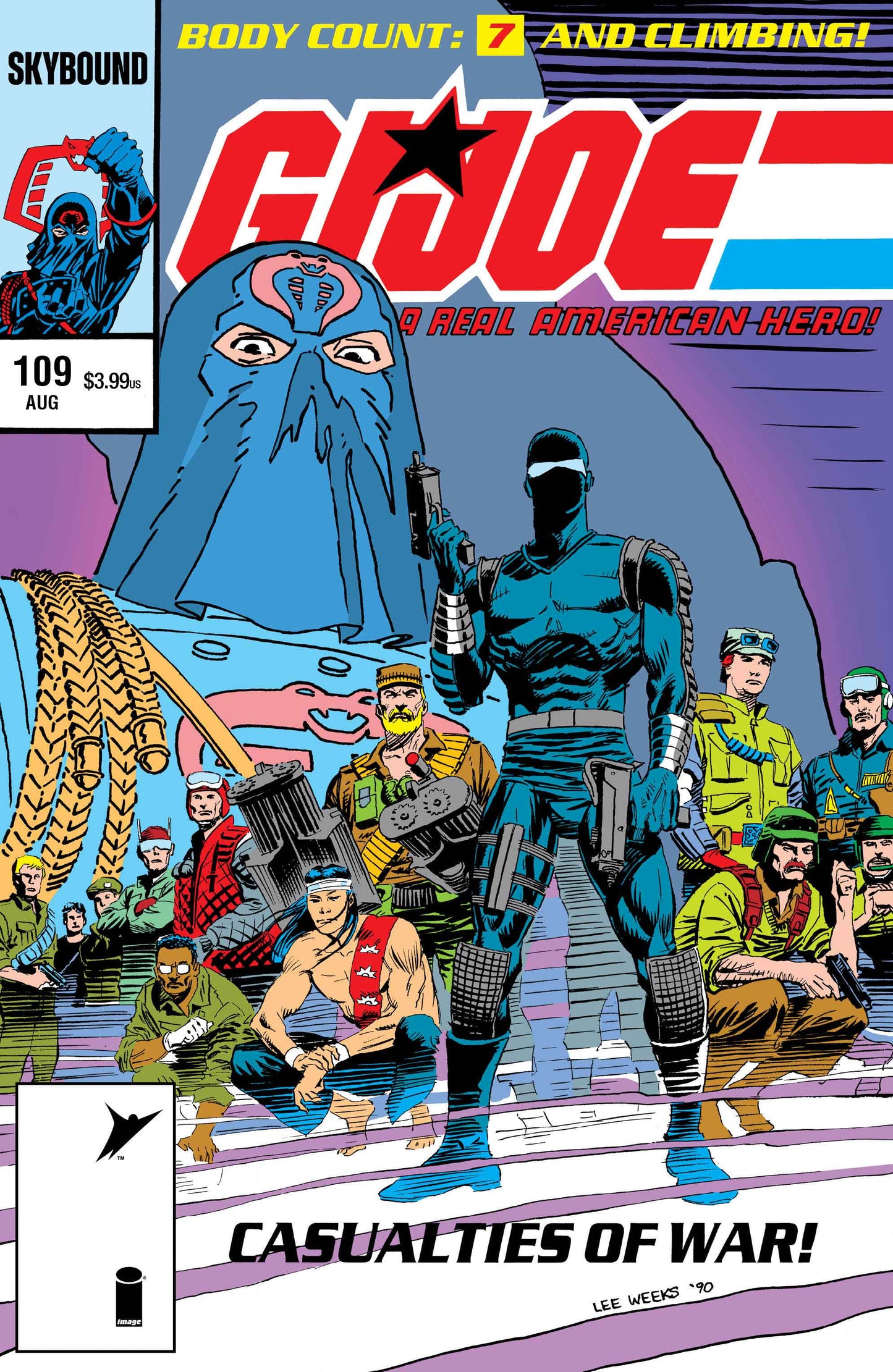 GI JOE A REAL AMERICAN HERO #109 HAMA FILES EDITION CVR A LEE WEEKS (26 Aug Release)