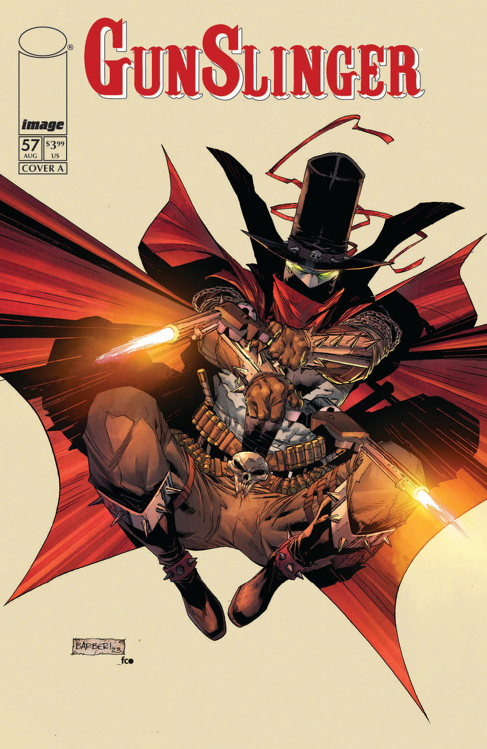 GUNSLINGER SPAWN #57 CVR A CARLO BARBERI | IMAGE COMICS | Comicbookeroo