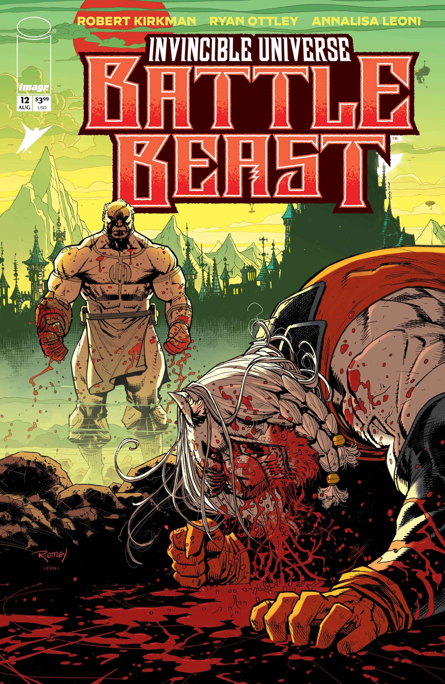 INVINCIBLE UNIVERSE BATTLE BEAST #12 CVR A RYAN OTTLEY & ANNALISA LEONI | IMAGE COMICS | Comicbookeroo