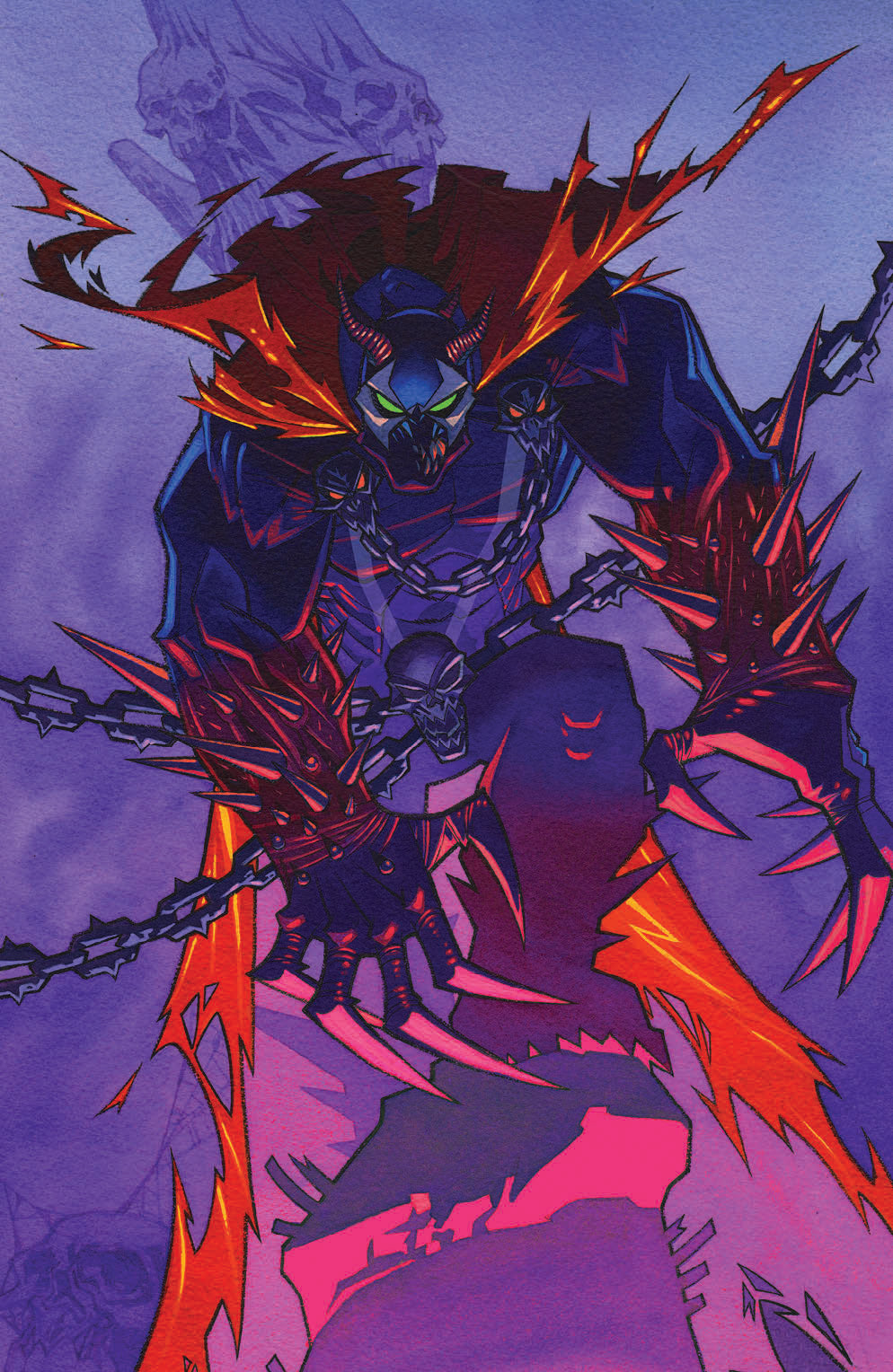 KING SPAWN #58 CVR B SHAWN CRYSTAL VIRGIN VAR | IMAGE COMICS | Comicbookeroo