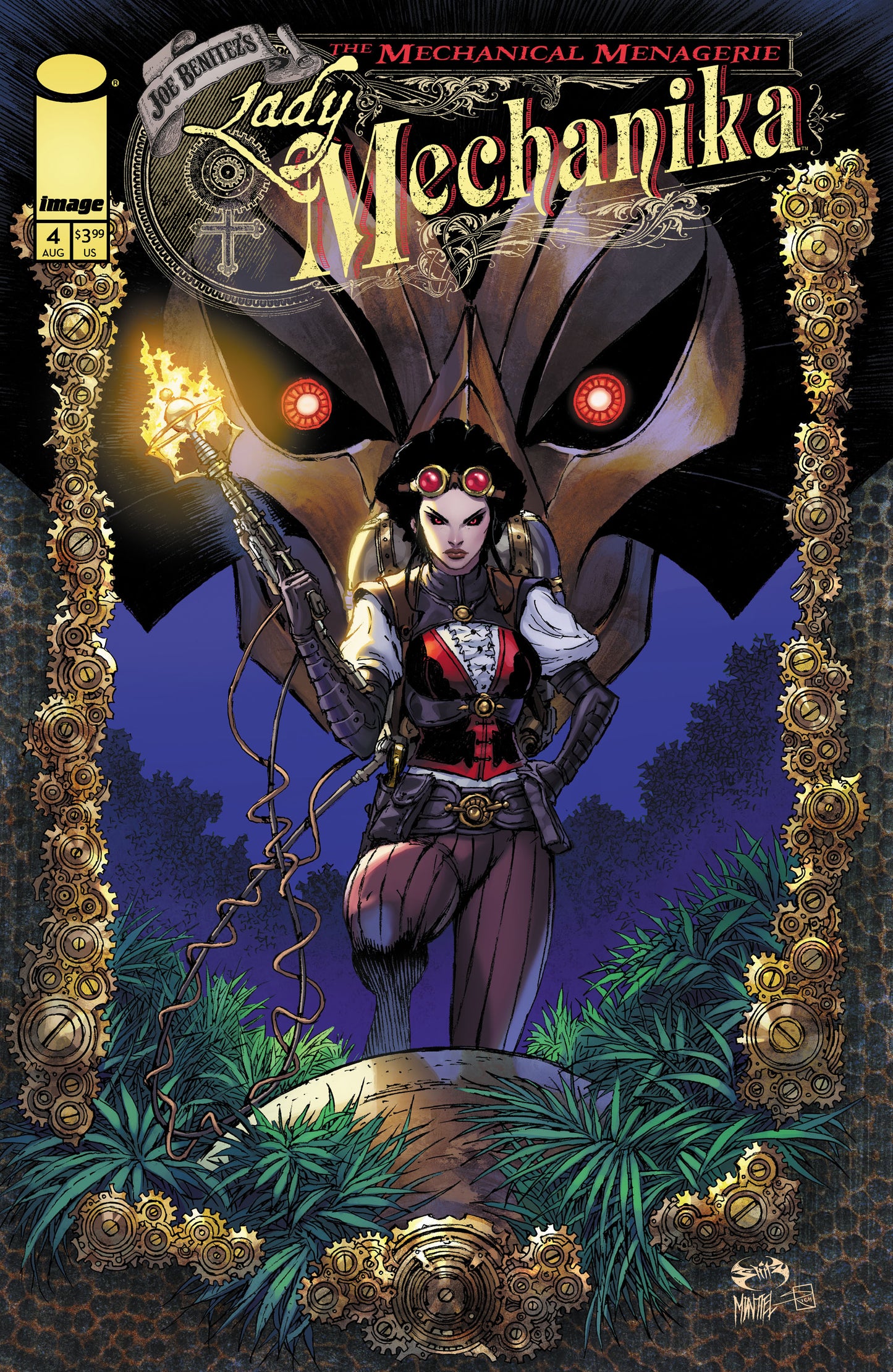 LADY MECHANIKA THE MECHANICAL MENAGERIE #4 (OF 4) CVR A MARTIN MONTIEL & SABINE RICH | IMAGE COMICS | Comicbookeroo