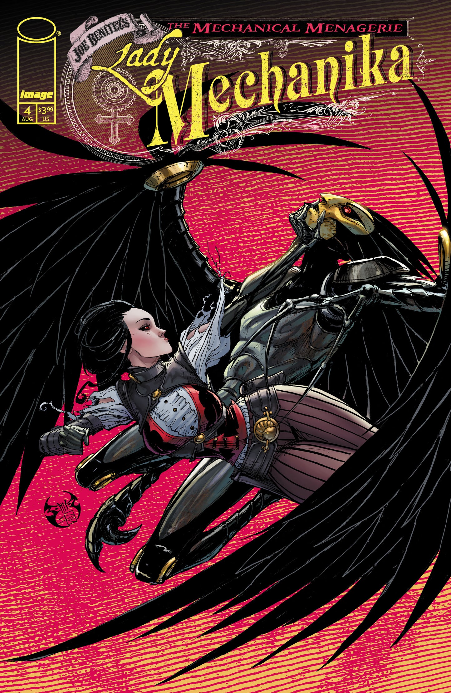 LADY MECHANIKA THE MECHANICAL MENAGERIE #4 (OF 4) CVR B JOE BENITEZ & SABINE RICH VAR | IMAGE COMICS | Comicbookeroo