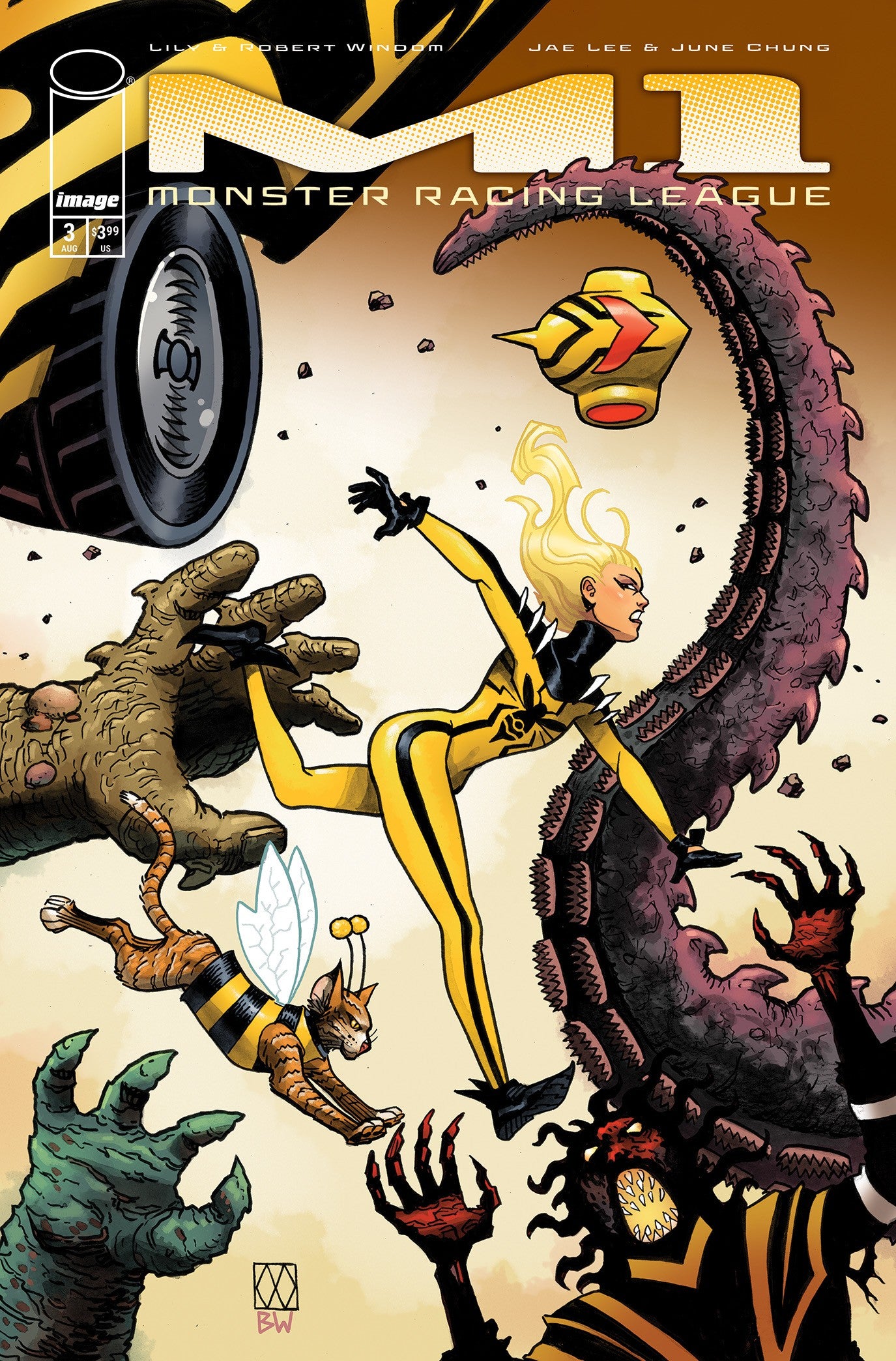 M1 MONSTER RACING LEAGUE #3 CVR B MATT WAGNER VAR | IMAGE COMICS | Comicbookeroo