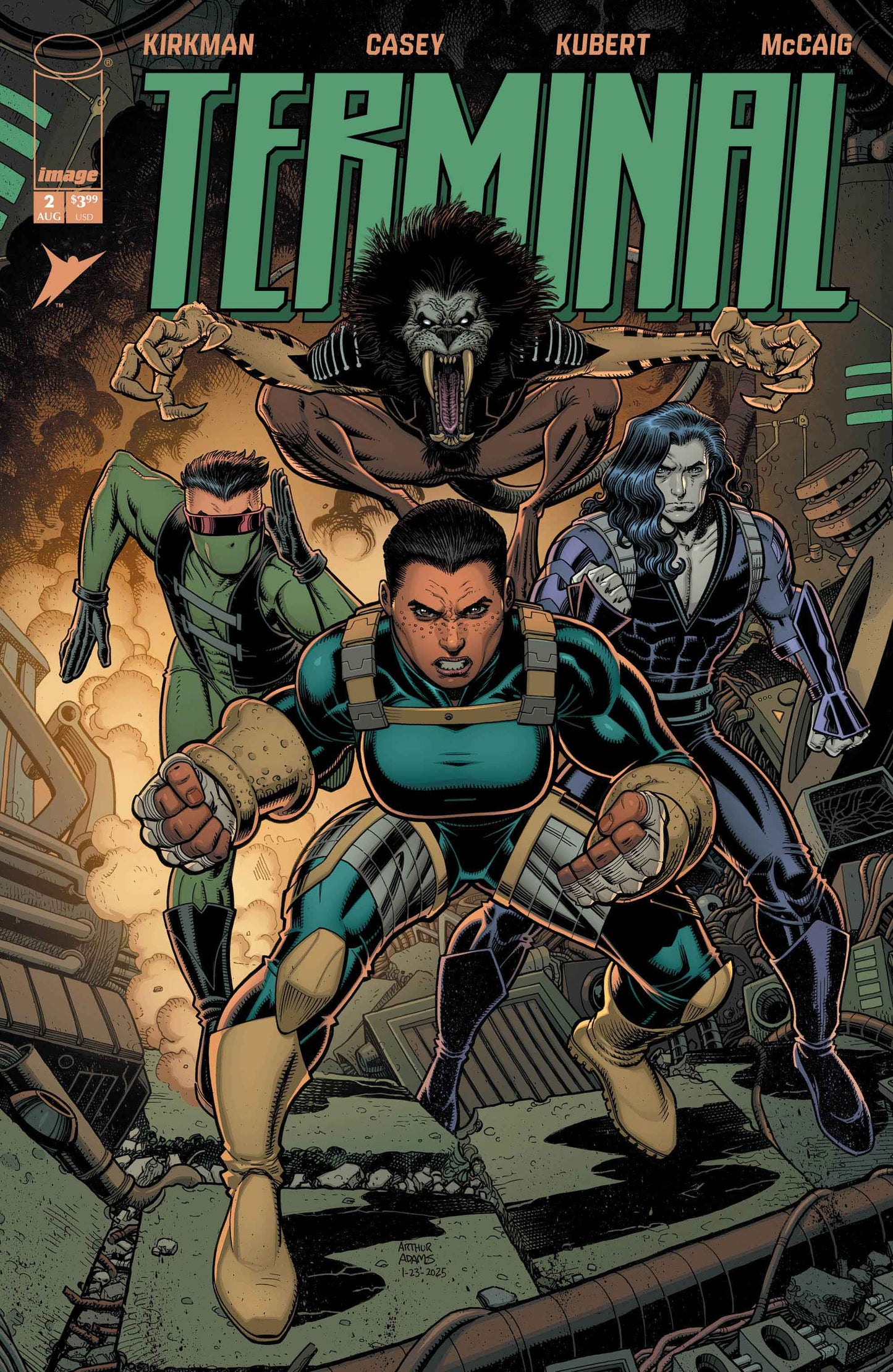 TERMINAL #2 CVR C ARTHUR ADAMS & DAVE MCCAIG VAR (MR) | IMAGE COMICS | Comicbookeroo