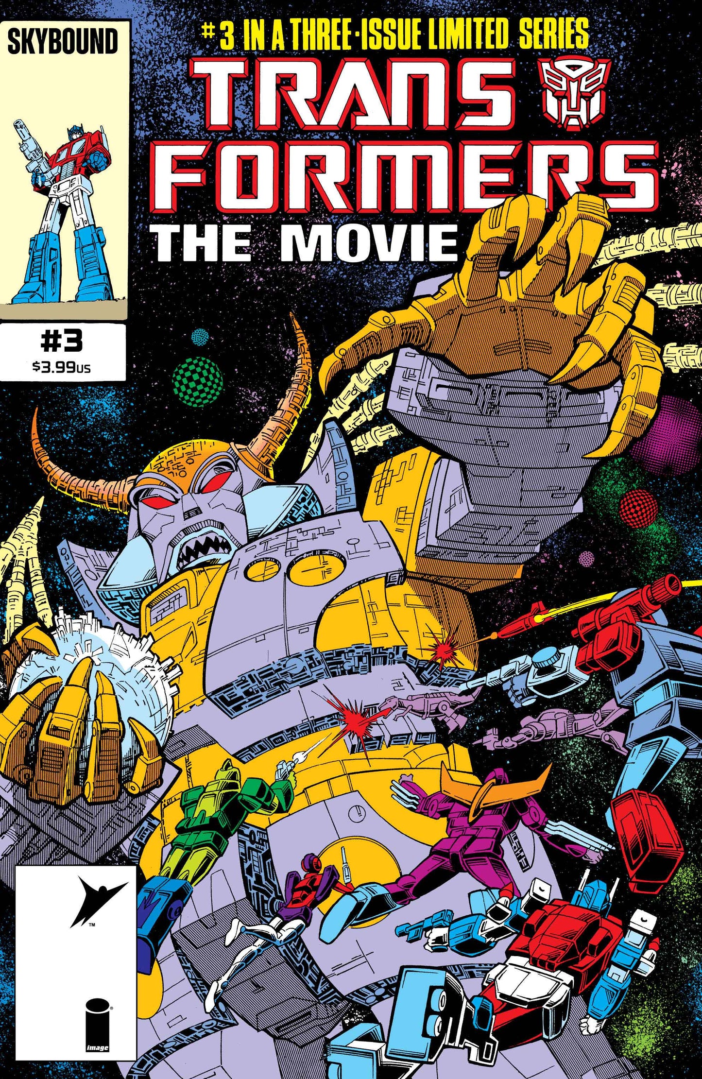TRANSFORMERS THE MOVIE 40TH ANNIVERSARY EDITION #3 (OF 3) CVR B DON PERLIN & IAN AKIN VAR | IMAGE COMICS | Comicbookeroo