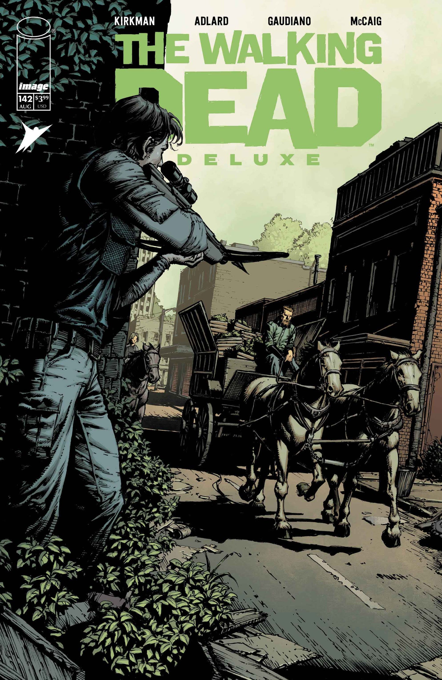WALKING DEAD DELUXE #142 CVR A DAVID FINCH & DAVE MCCAIG (MR) | IMAGE COMICS | Comicbookeroo