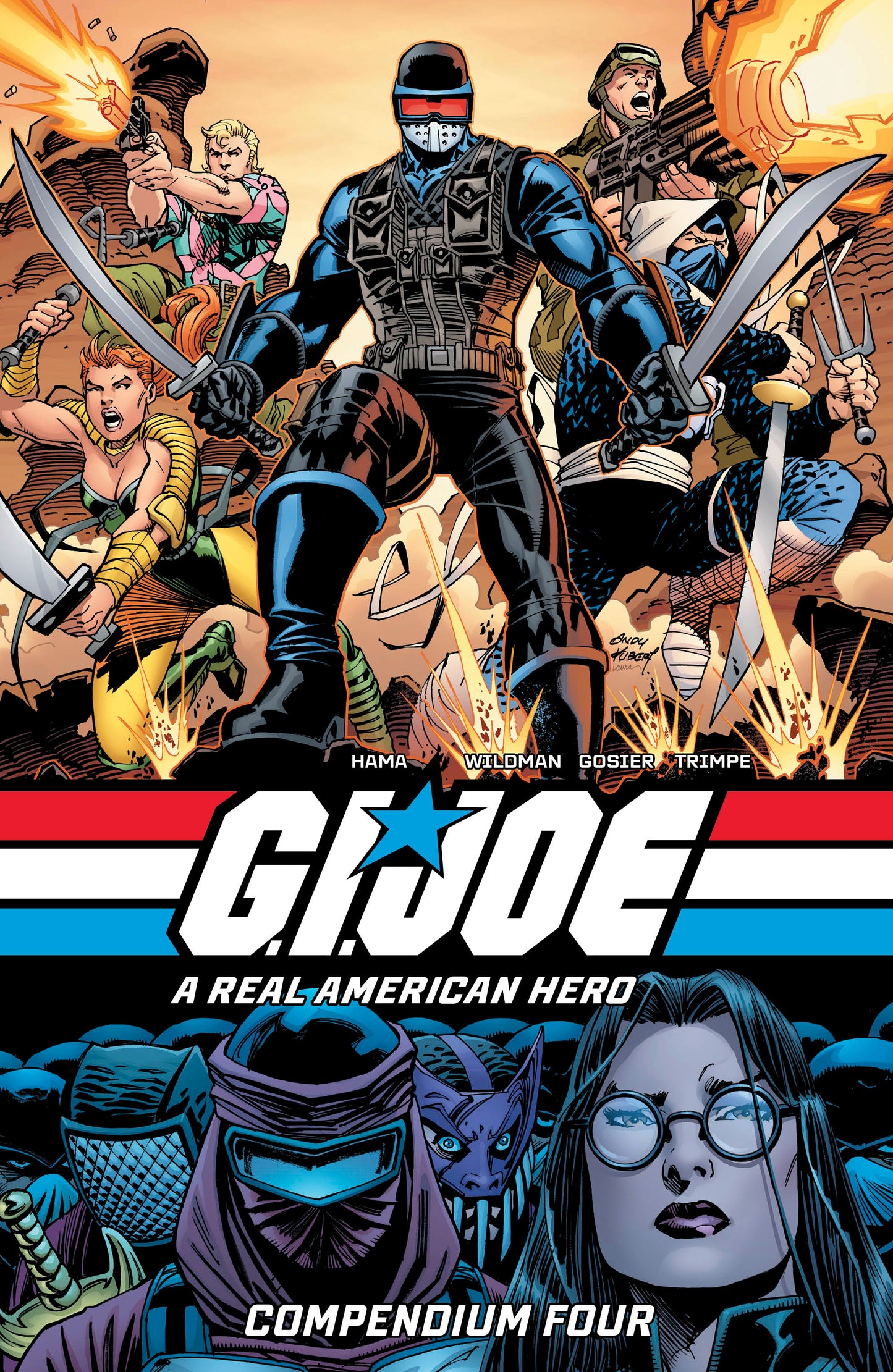 GI JOE A REAL AMERICAN HERO COMPENDIUM TP VOL 04 ANDY KUBERT & LAURA MARTIN CVR | IMAGE COMICS | Comicbookeroo