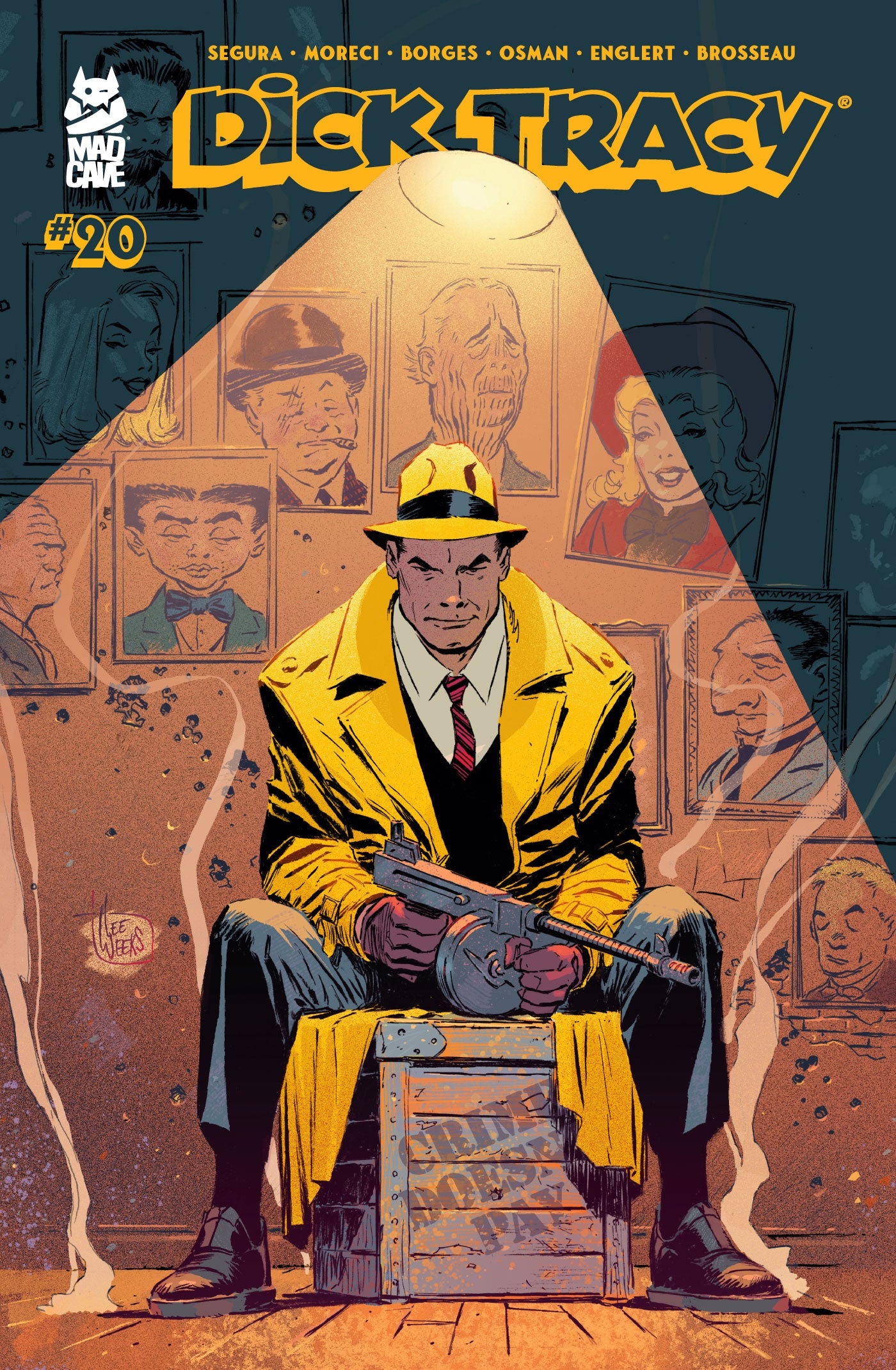 DICK TRACY #20 CVR B LEE WEEKS VAR | MAD CAVE STUDIOS | Comicbookeroo