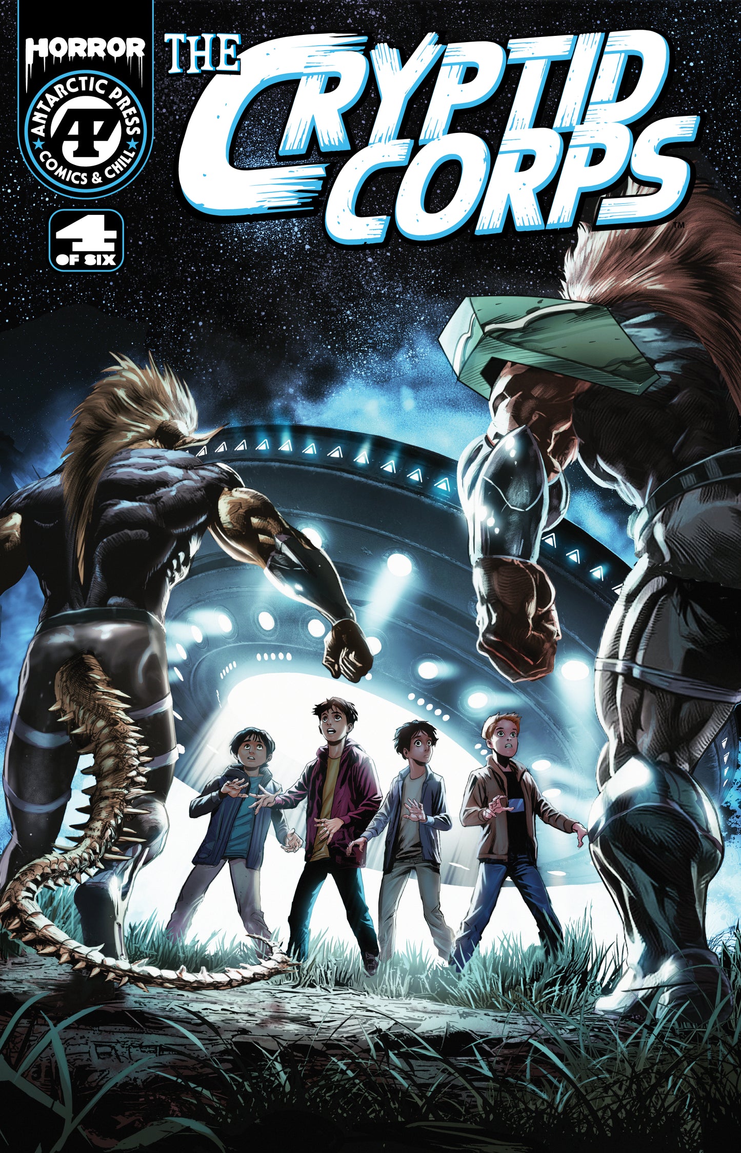 CRYPTID CORPS #4 (OF 6) CVR B MAX BERTOLINI VAR (12 Aug Release)