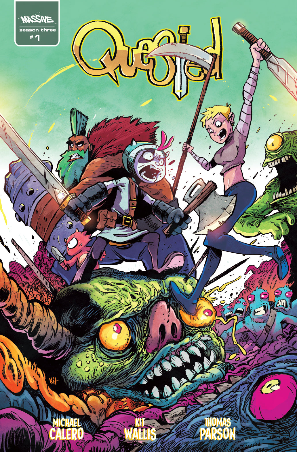 QUESTED #1 (OF 3) CVR B KIT WALLIS VAR | MASSIVE PUBLISHING | Comicbookeroo