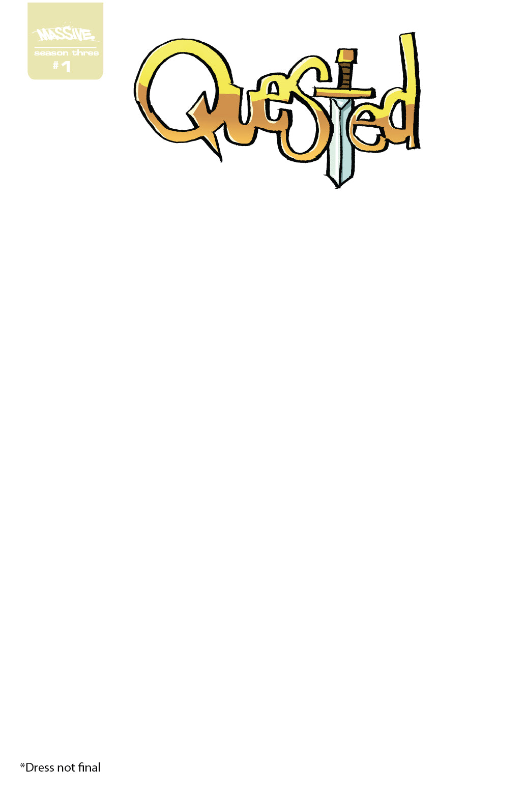 QUESTED #1 (OF 3) CVR D BLANK SKETCH VAR | MASSIVE PUBLISHING | Comicbookeroo
