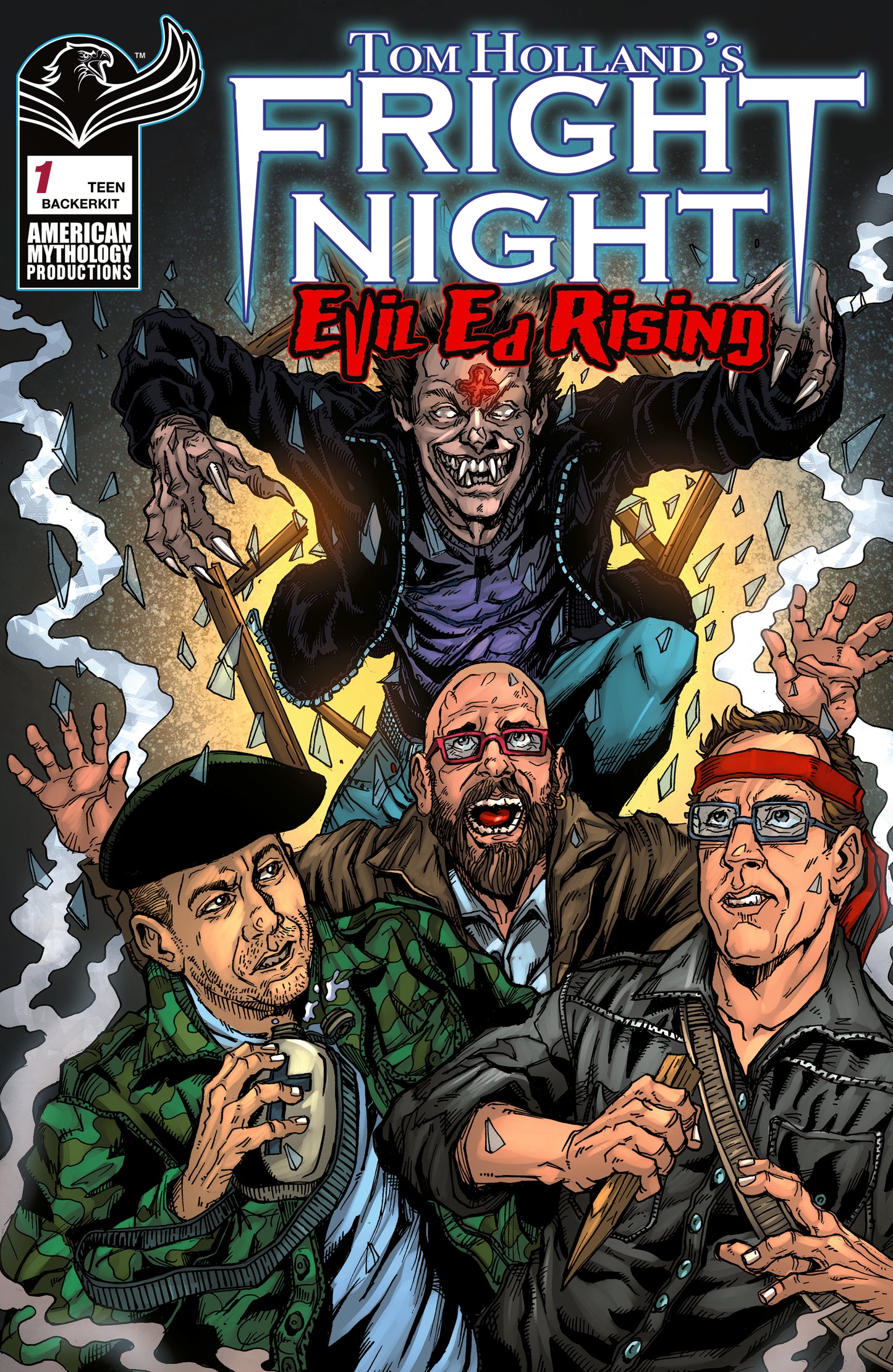 TOM HOLLANDS FRIGHT NIGHT EVIL ED RISING #1 (ONE SHOT) CVR E PUIS CALZADA | PRANA PUBLISHERS | Comicbookeroo