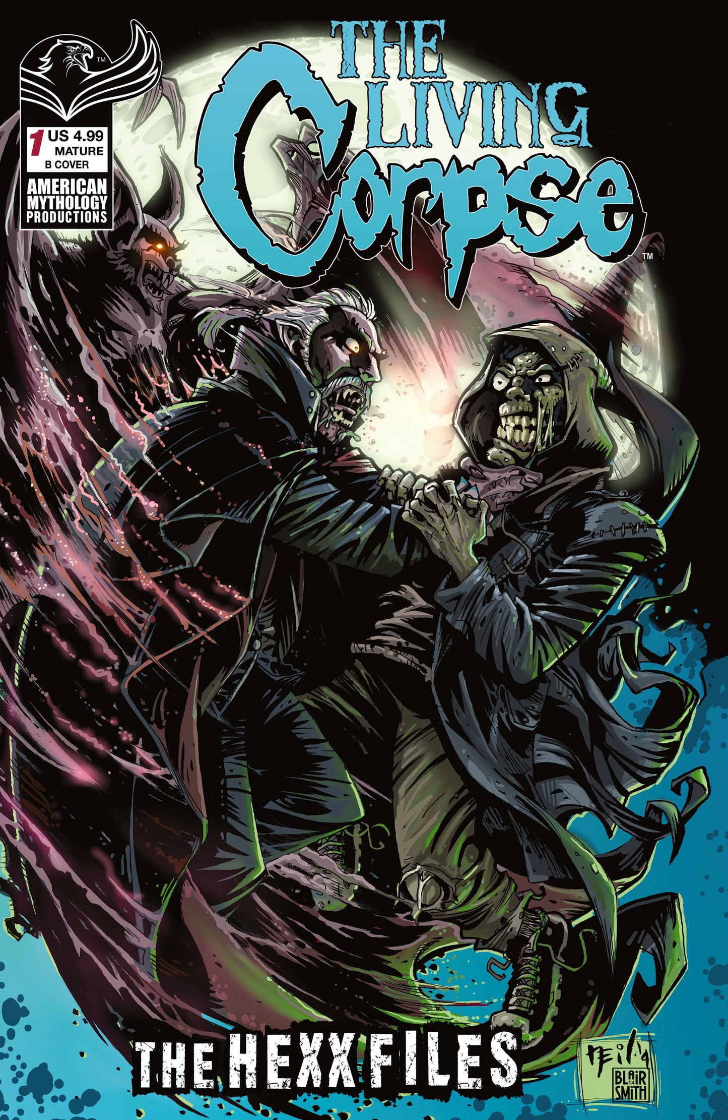 LIVING CORPSE HEXX FILES #1 CVR B NEIL VOKES VAR (MR) | PRANA PUBLISHERS | Comicbookeroo