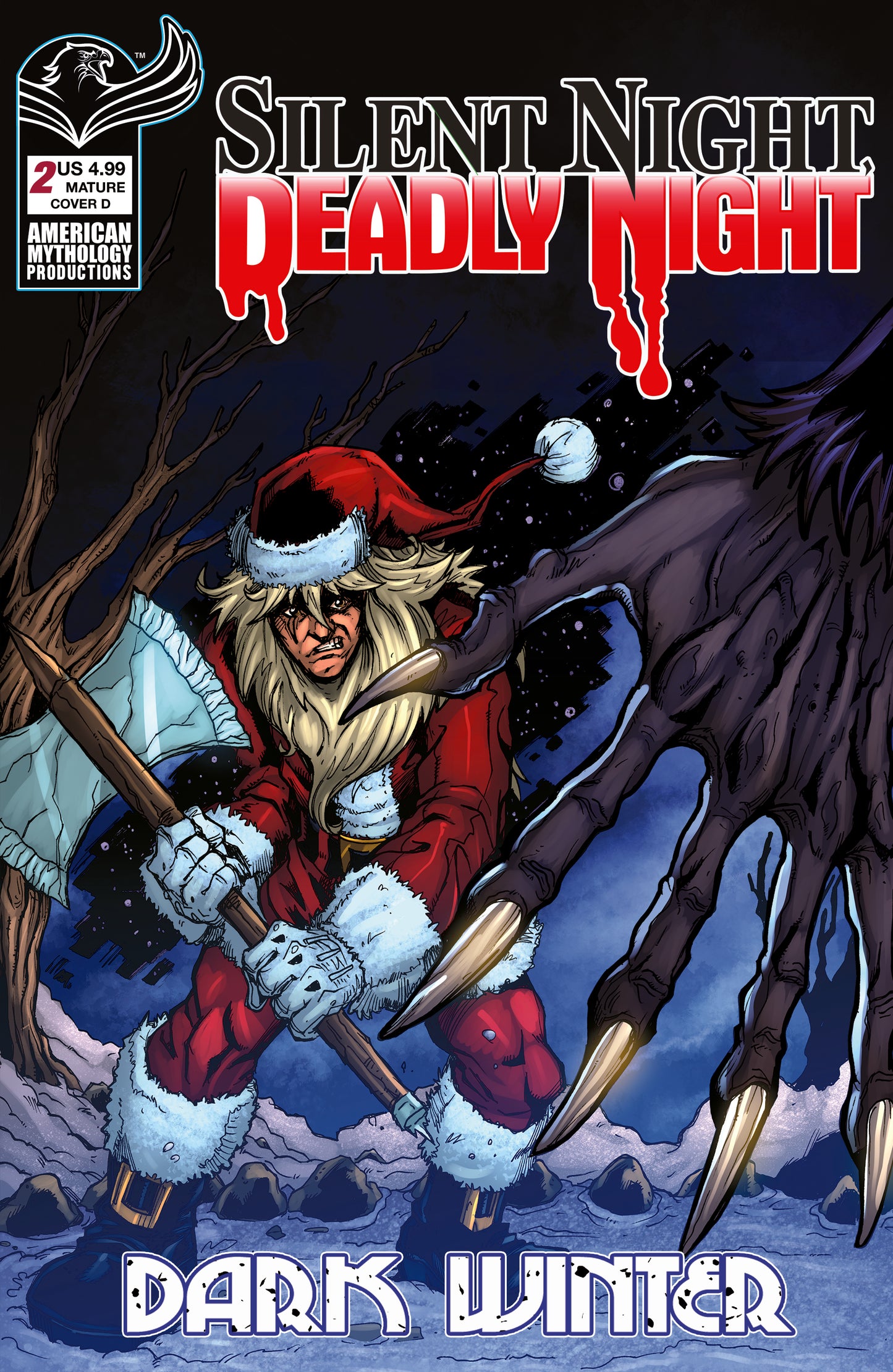 SILENT NIGHT DEADLY NIGHT DARK WINTER #2 (OF 2) CVR D PUIS CALZADA VAR (MR) | PRANA PUBLISHERS | Comicbookeroo