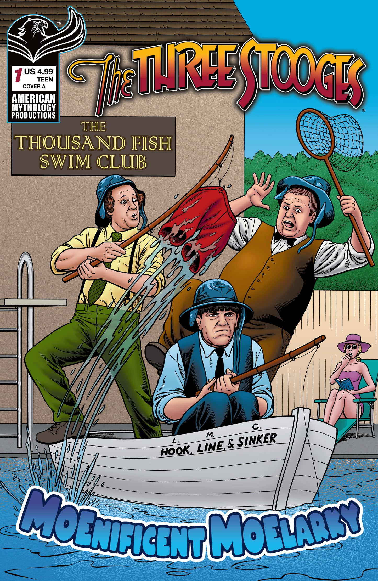 THREE STOOGES MAGNIFICENT MOELARKY #1 CVR A FRAIM BROTHERS | PRANA PUBLISHERS | Comicbookeroo