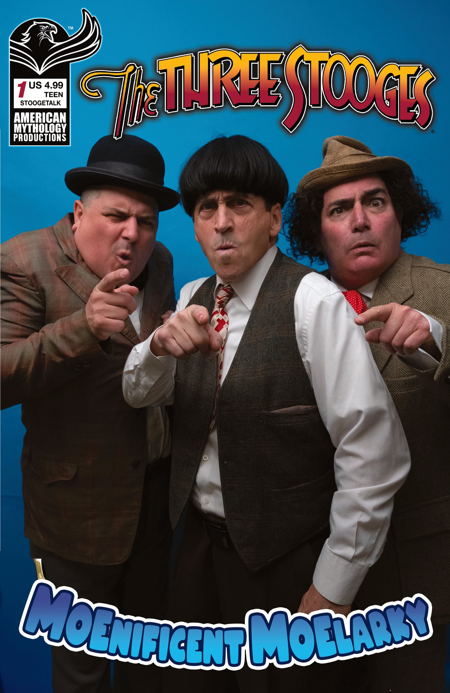THREE STOOGES MAGNIFICENT MOELARKY #1 CVR D STOOGETALK PHOTO VAR (26 Aug Release)