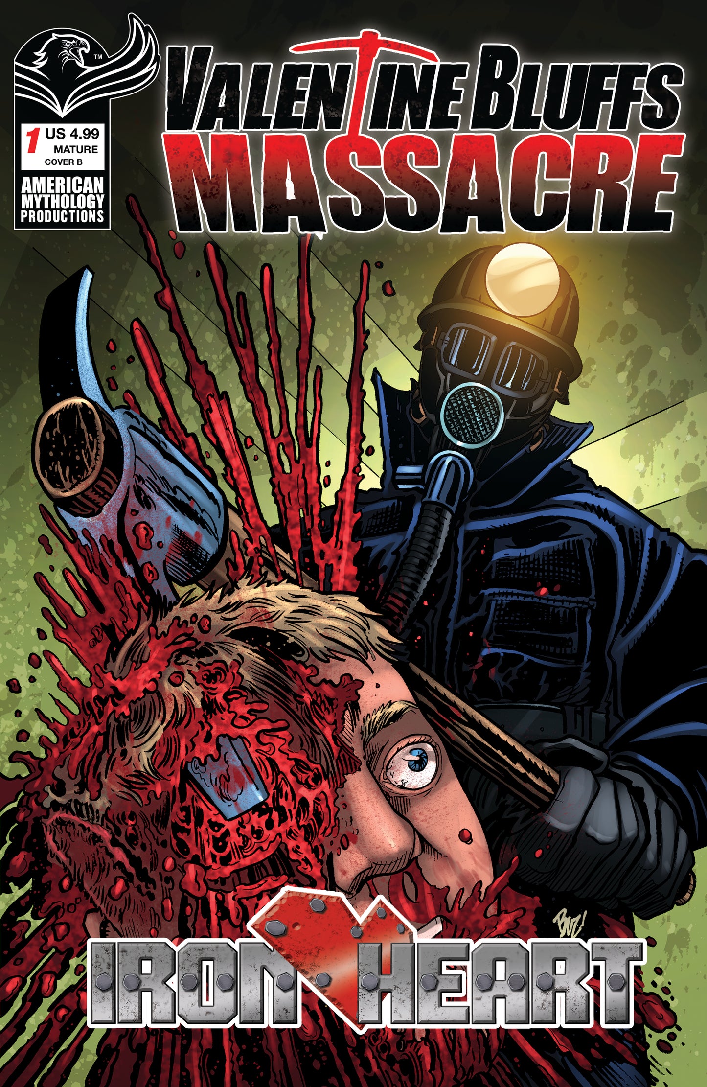 VALENTINE BLUFFS MASSACRE IRON HEART #1 (OF 2) CVR B BUZ HASSON VAR (MR) | PRANA PUBLISHERS | Comicbookeroo