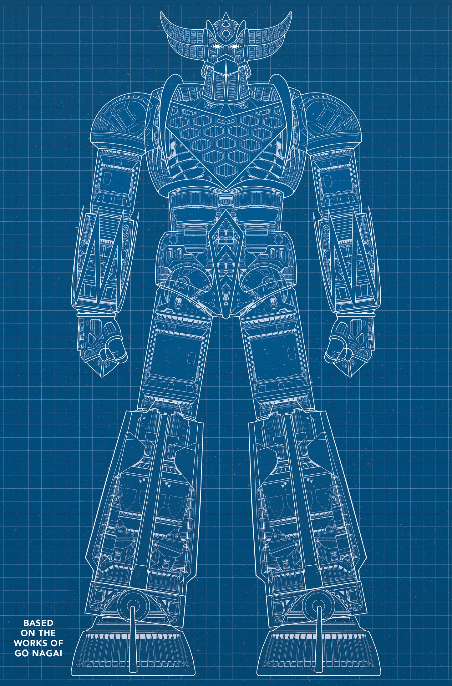 UFO ROBOT GRENDIZER #1 (OF 4) CVR E BLUEPRINT DENIS BAJRAM & BRICE COSSU VAR (05 Aug Release)