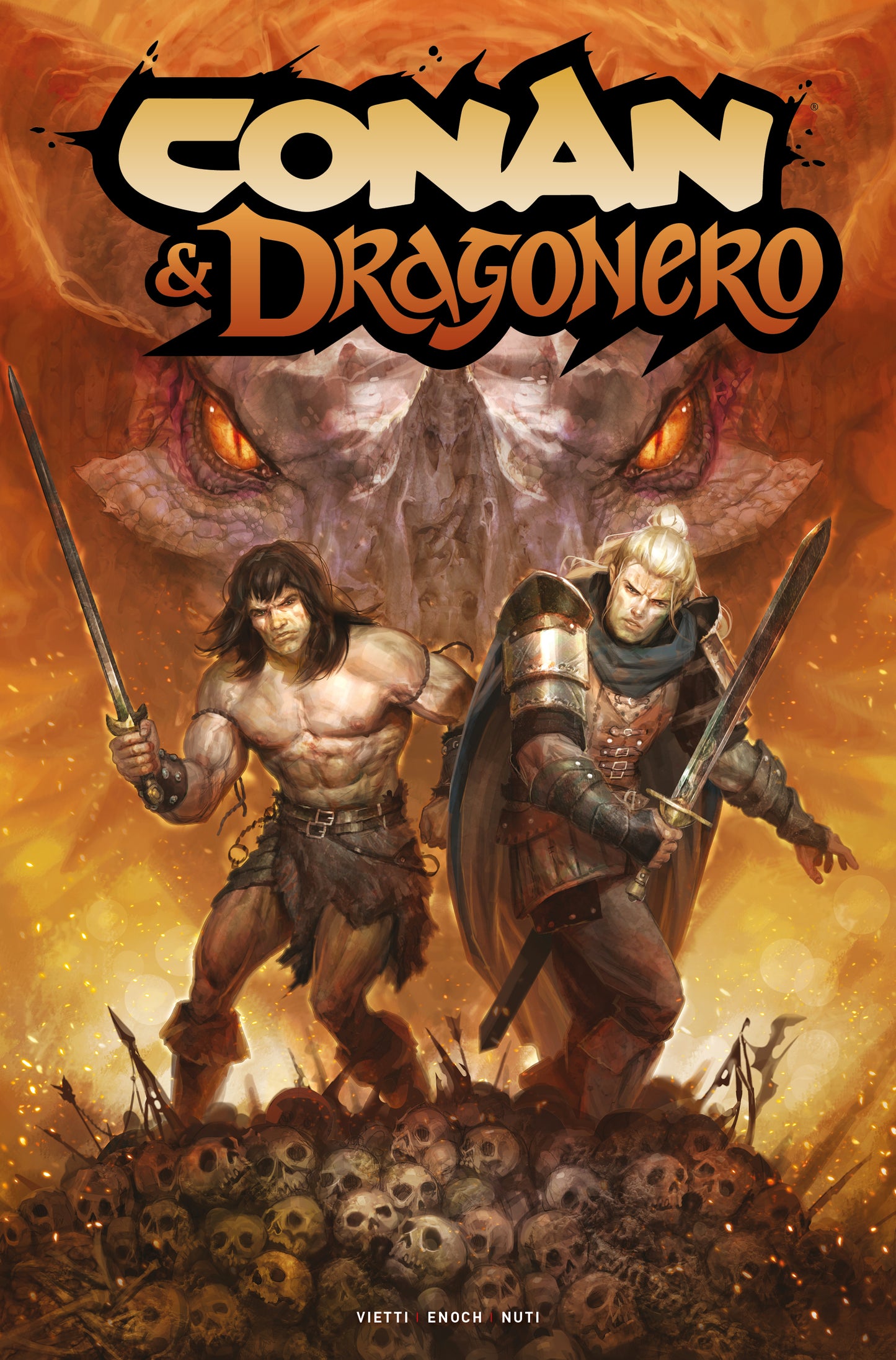 CONAN AND DRAGONERO #4 (OF 7) CVR B LORENZO NUTI VAR (MR) | TITAN COMICS | Comicbookeroo