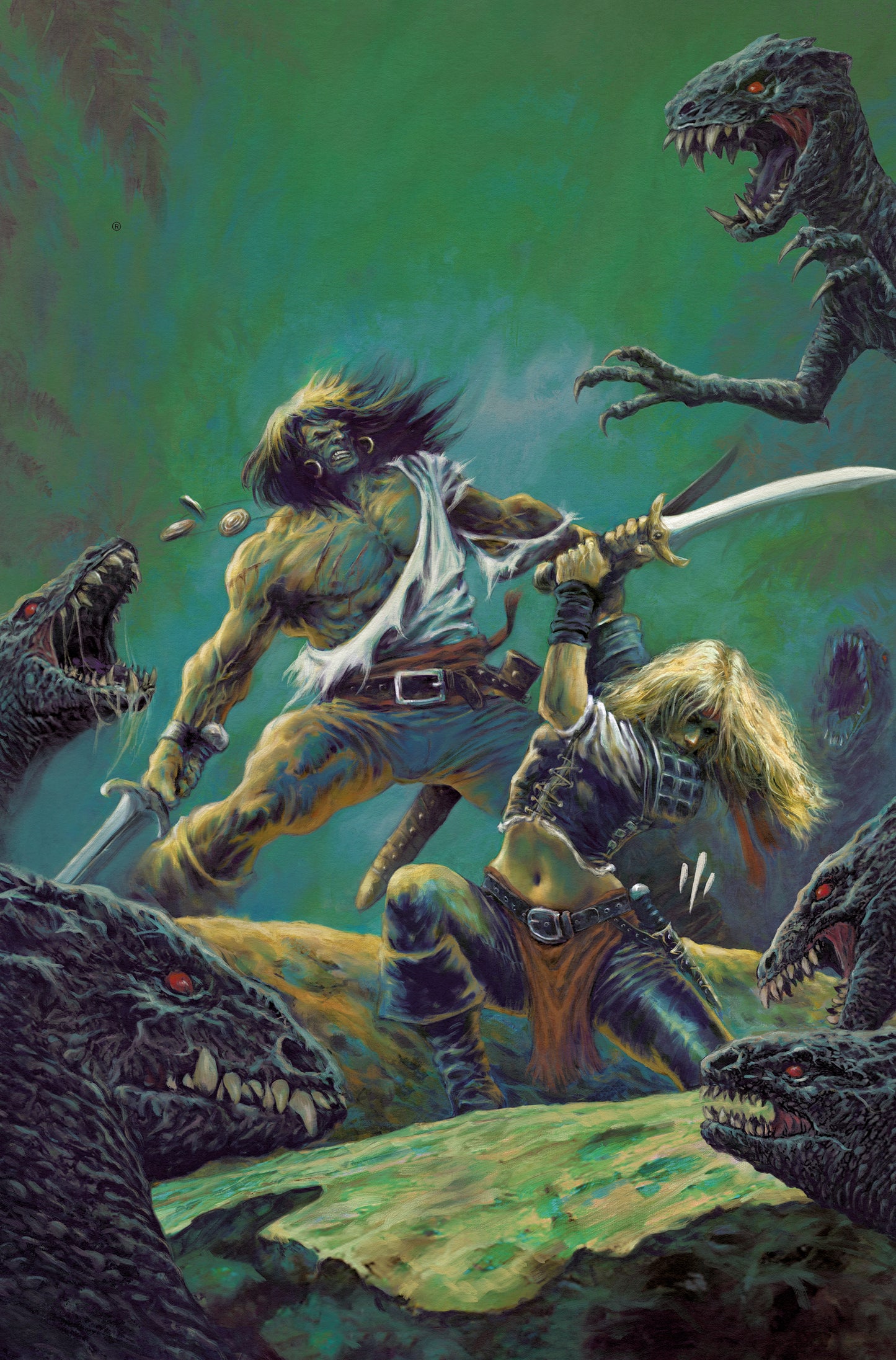 CONAN THE BARBARIAN #34 CVR E JUAN ALBERTO HERNANDEZ VIRGIN CARDSTOCK VAR (MR) | TITAN COMICS | Comicbookeroo