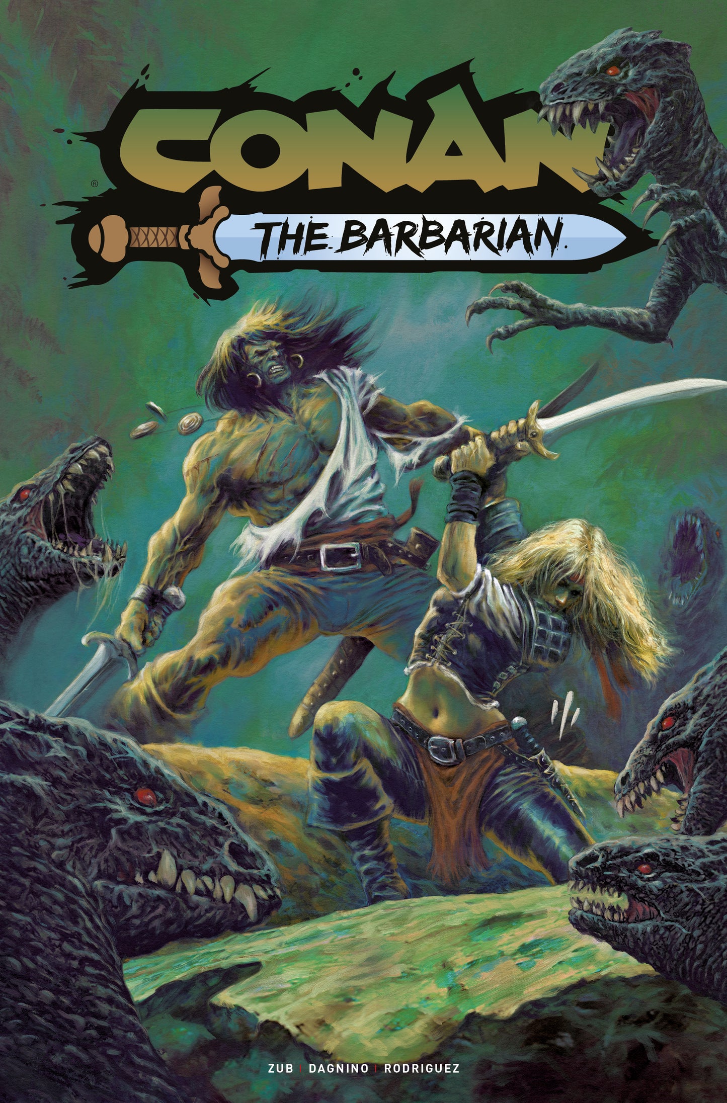 CONAN THE BARBARIAN #34 CVR F JUAN ALBERTO HERNANDEZ GLOW IN THE DARK VAR (MR) | TITAN COMICS | Comicbookeroo
