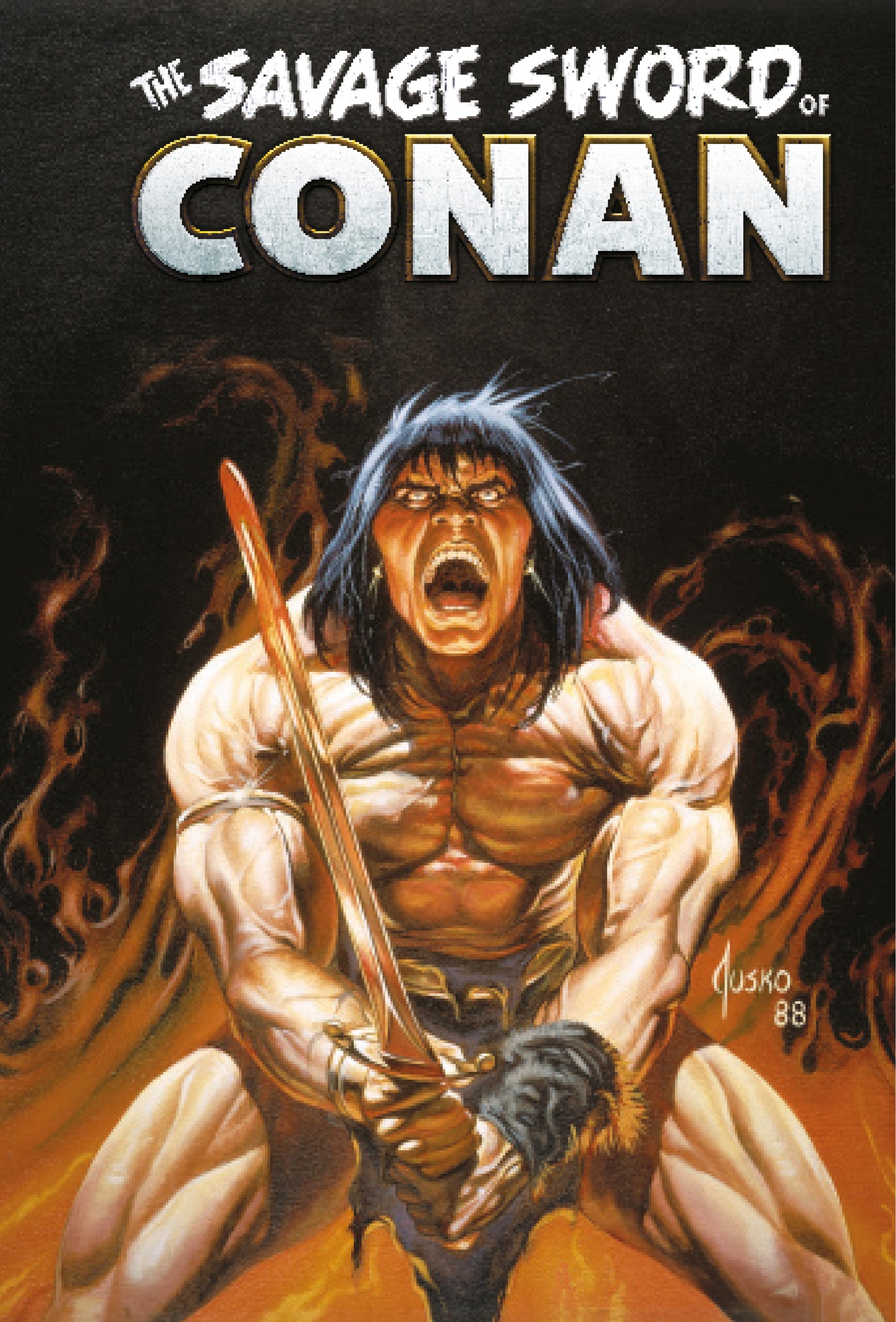 SAVAGE SWORD OF CONAN THE ORIGINAL COMICS OMNIBUS HC VOL 12 JUSKO REGULAR EDITION (MR) | TITAN COMICS | Comicbookeroo