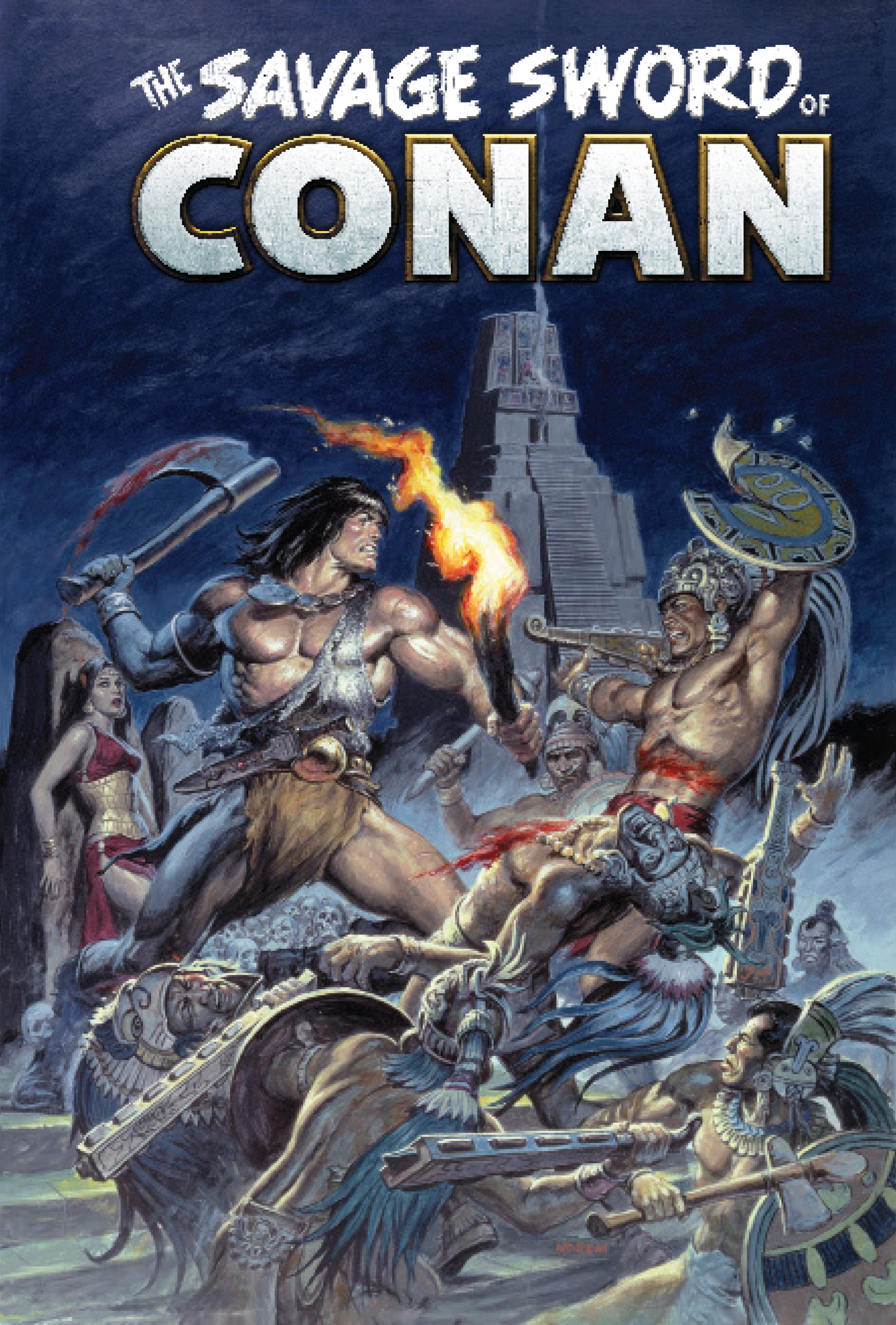 SAVAGE SWORD OF CONAN THE ORIGINAL COMICS OMNIBUS HC VOL 12 EARL NOREM DIRECT MARKET EDITION CVR (MR) | TITAN COMICS | Comicbookeroo