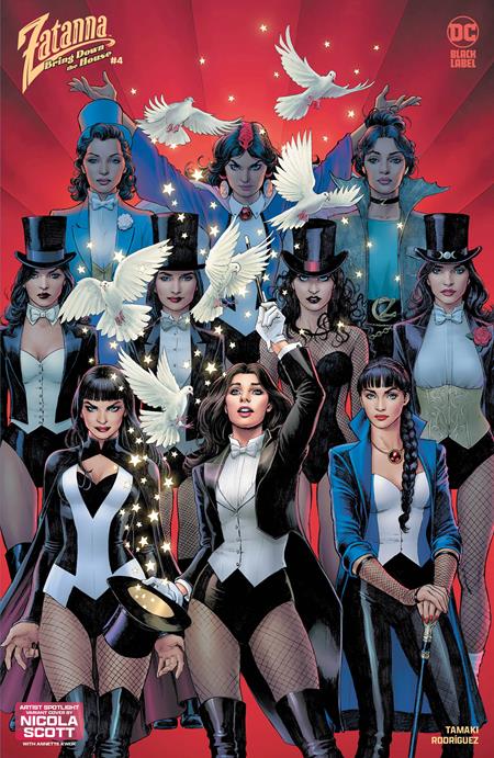 ZATANNA BRING DOWN THE HOUSE #4 (OF 5) CVR D NICOLA SCOTT ARTIST SPOTLIGHT VAR (MR) - Comicbookeroo