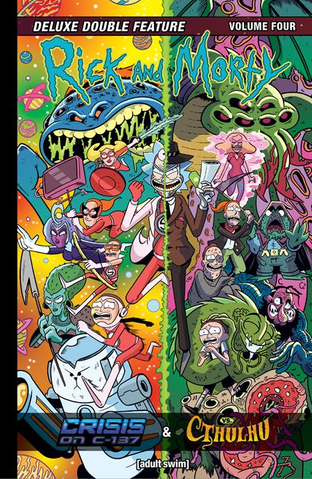 RICK AND MORTY DELUXE DOUBLE FEATURE HC VOL 4 (MR) (Backorder, Allow 4-5 Weeks)